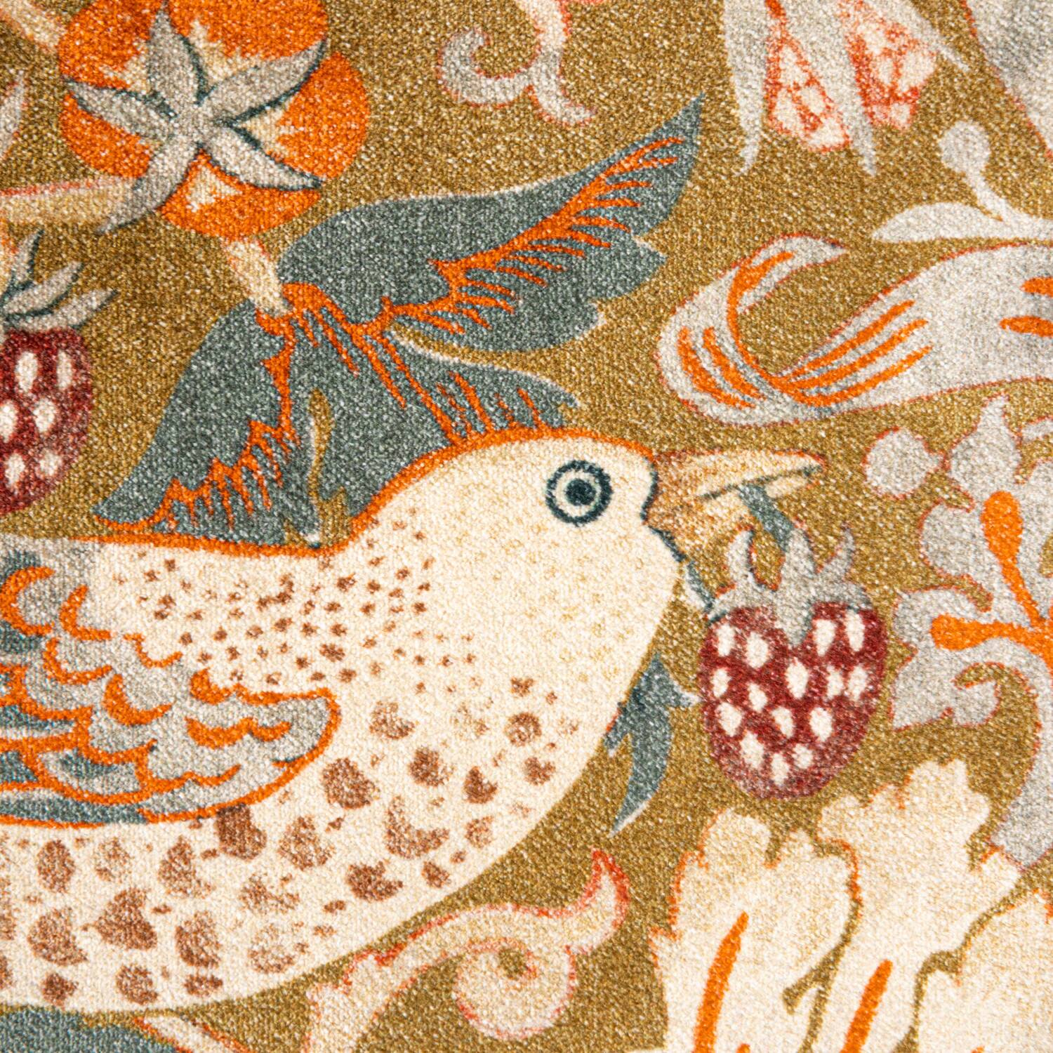 Hello Honey® 24" Multicolor Birds & Flowers Cotton Velvet Lumbar Pillow