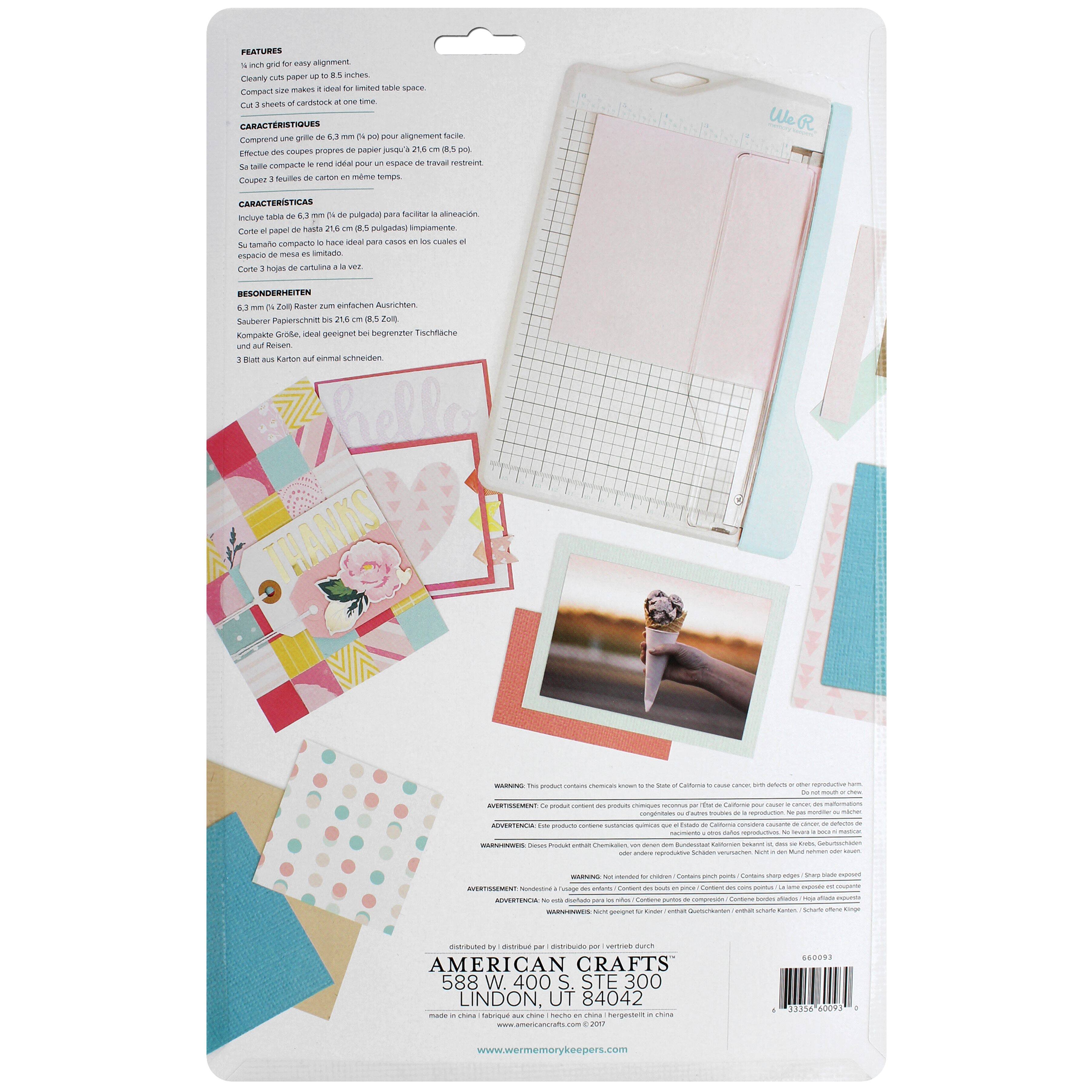 We R Memory Keepers - Mini Guillotine Paper Cutter