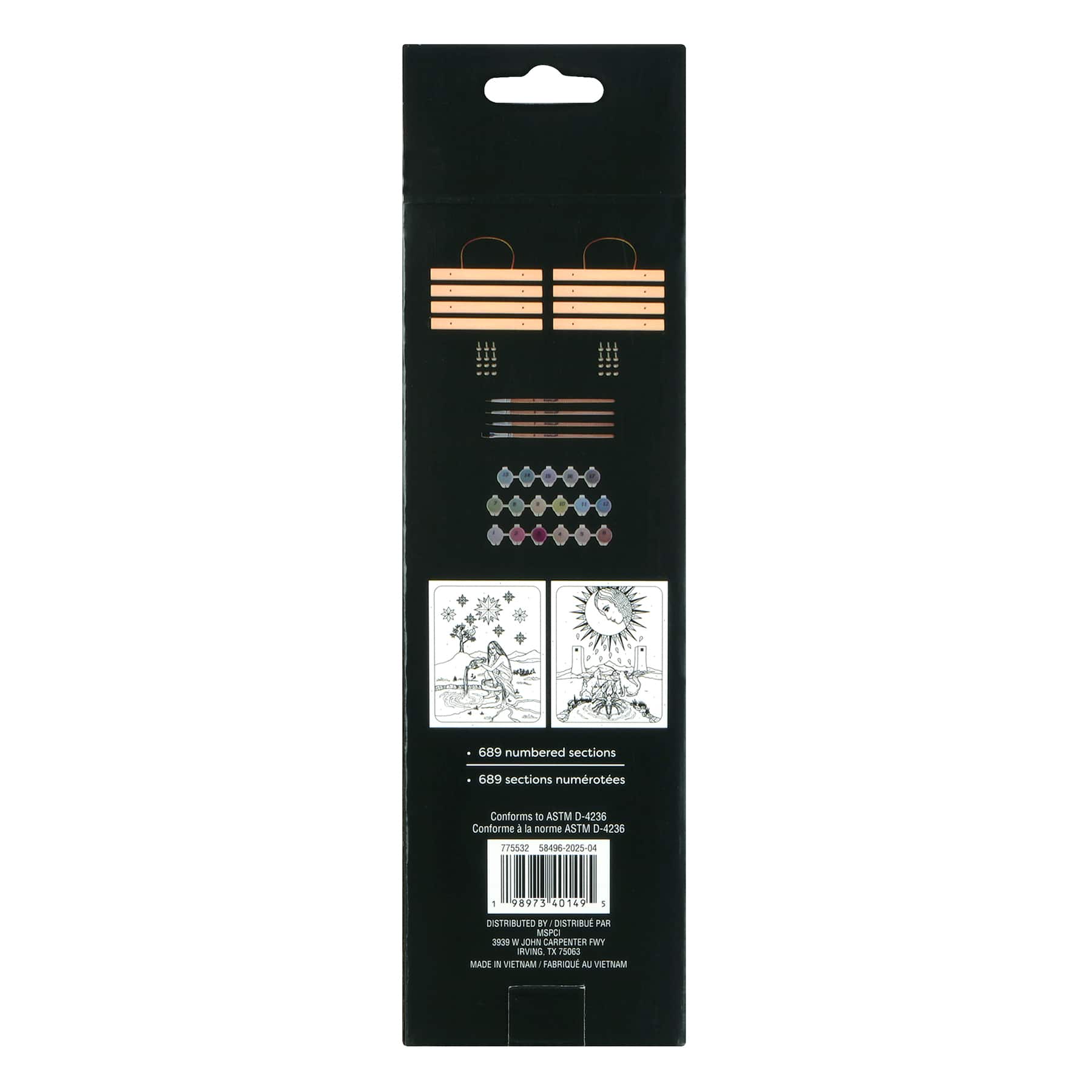 8" x 10" Star & Moon Tarot Paint-by-Number Kit by Artist's Loft®