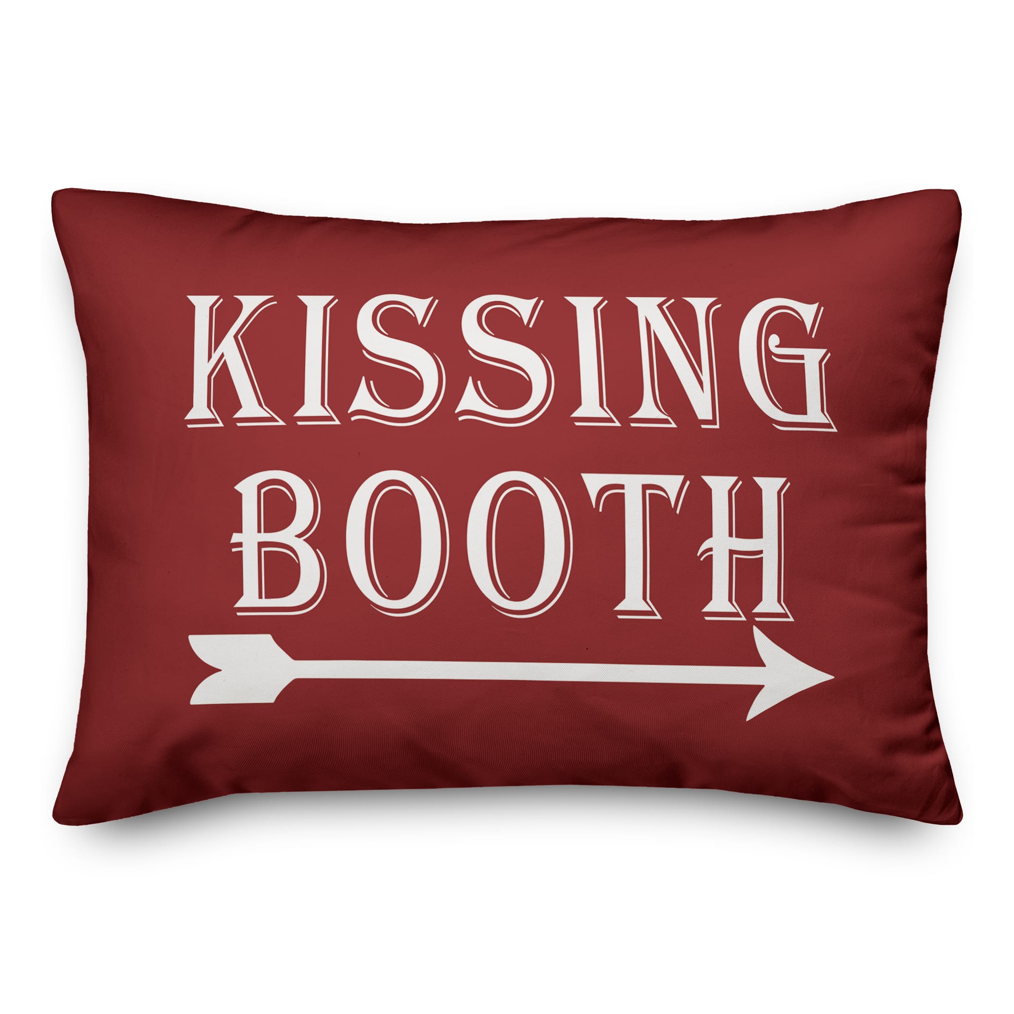 Kissing Booth Throw Pillow