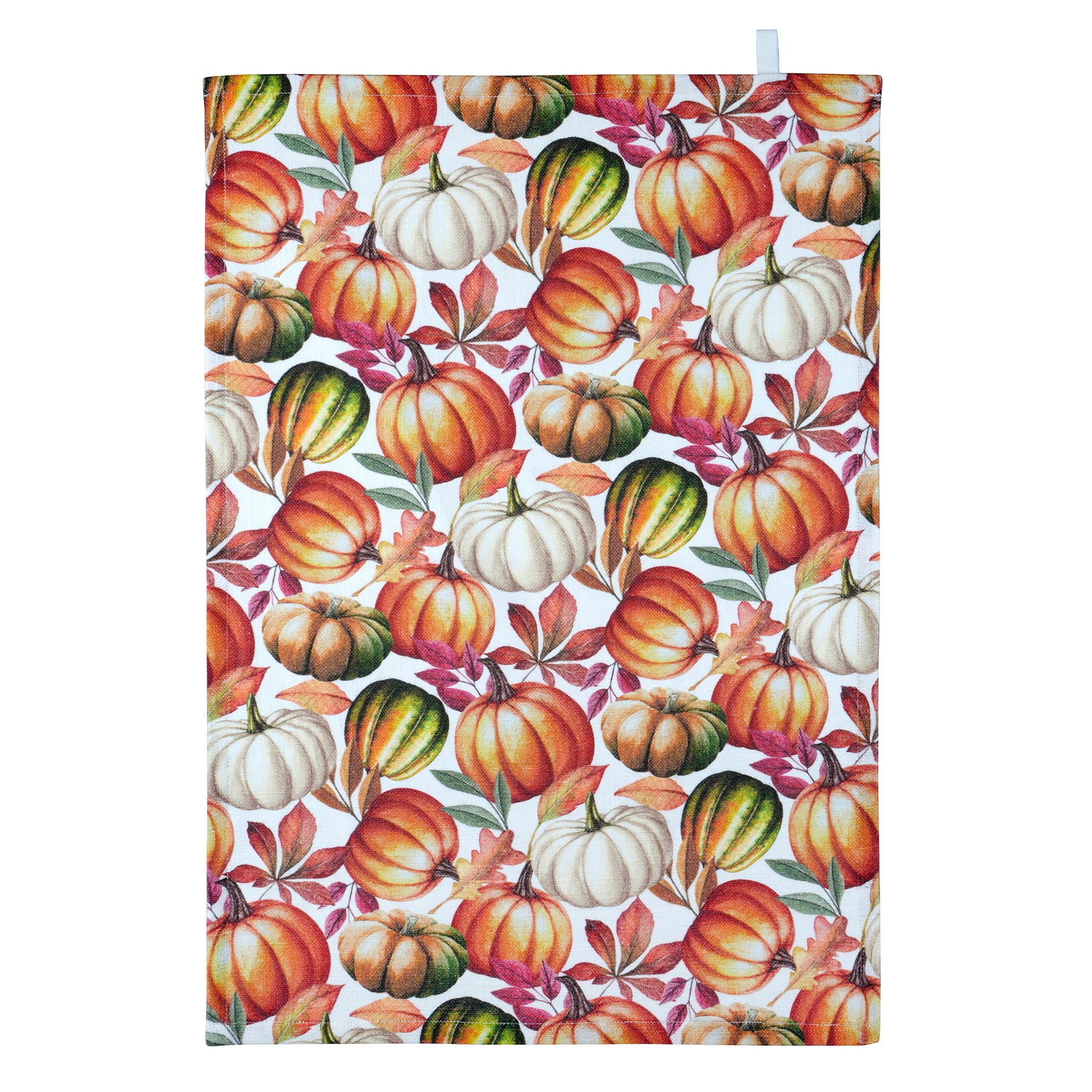 Pumpkin Print Tea Towel by Makery&#x2122;