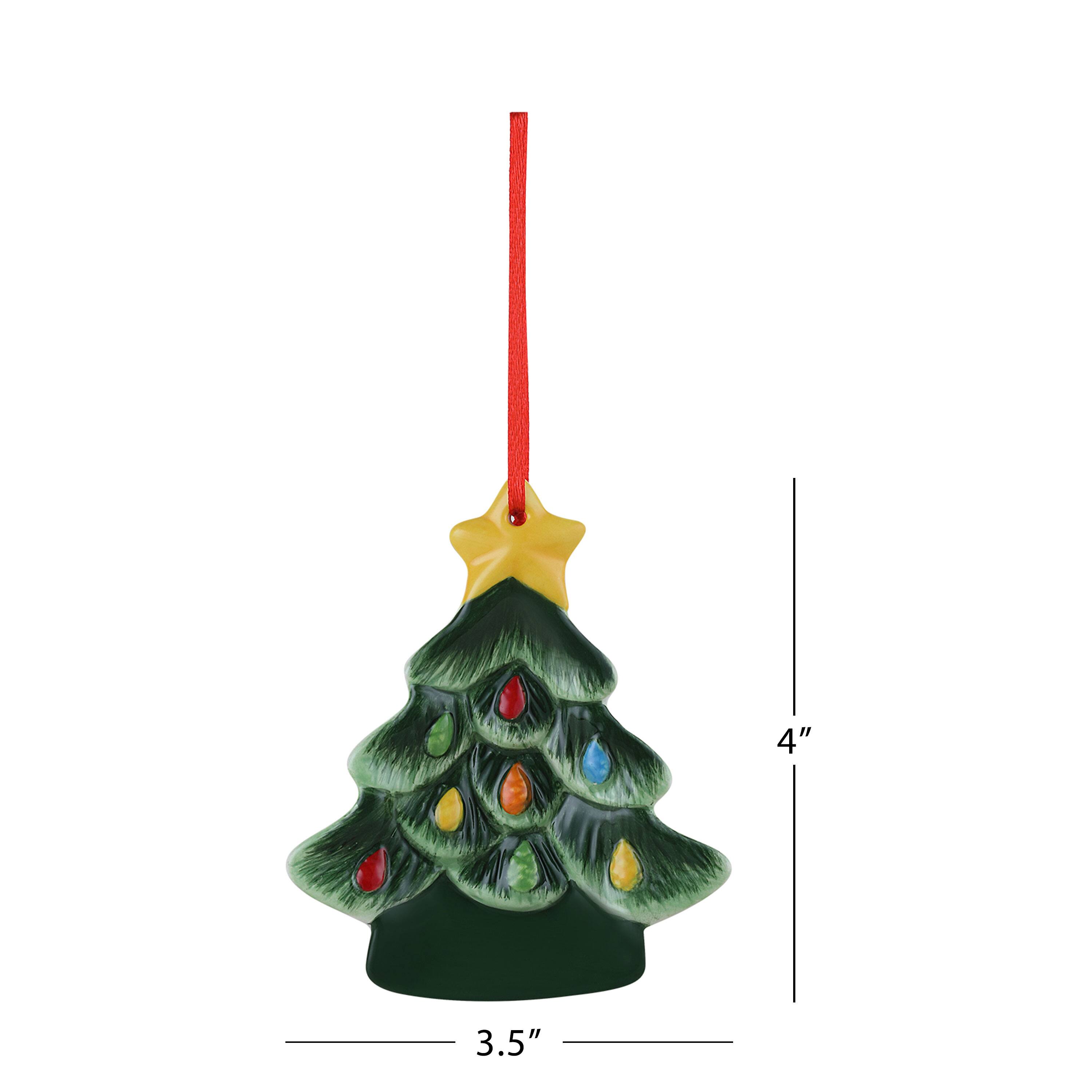 5ct. Ceramic Vintage Ornaments