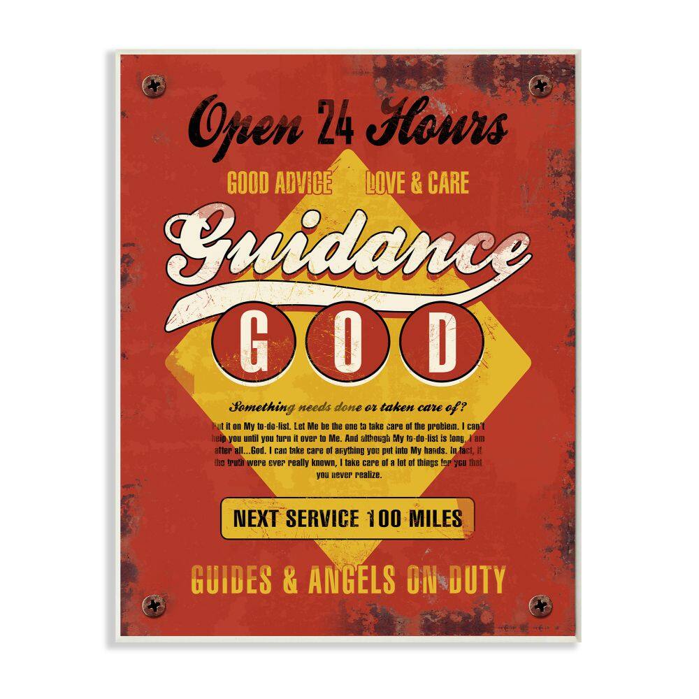 Stupell Industries God Guidance Vintage Comic Wall Plaque