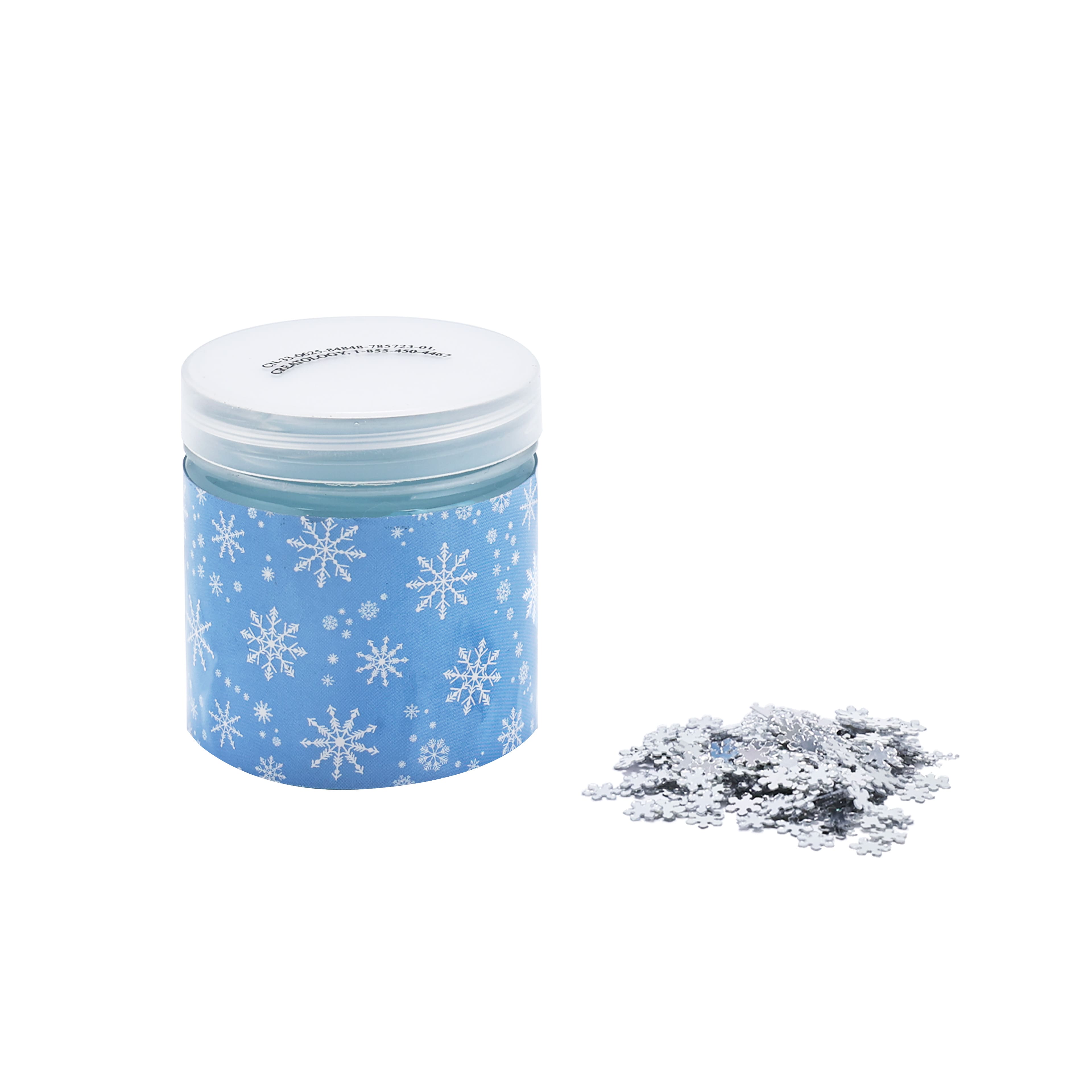 Snowflake Slime with Confetti by Creatology&#x2122;