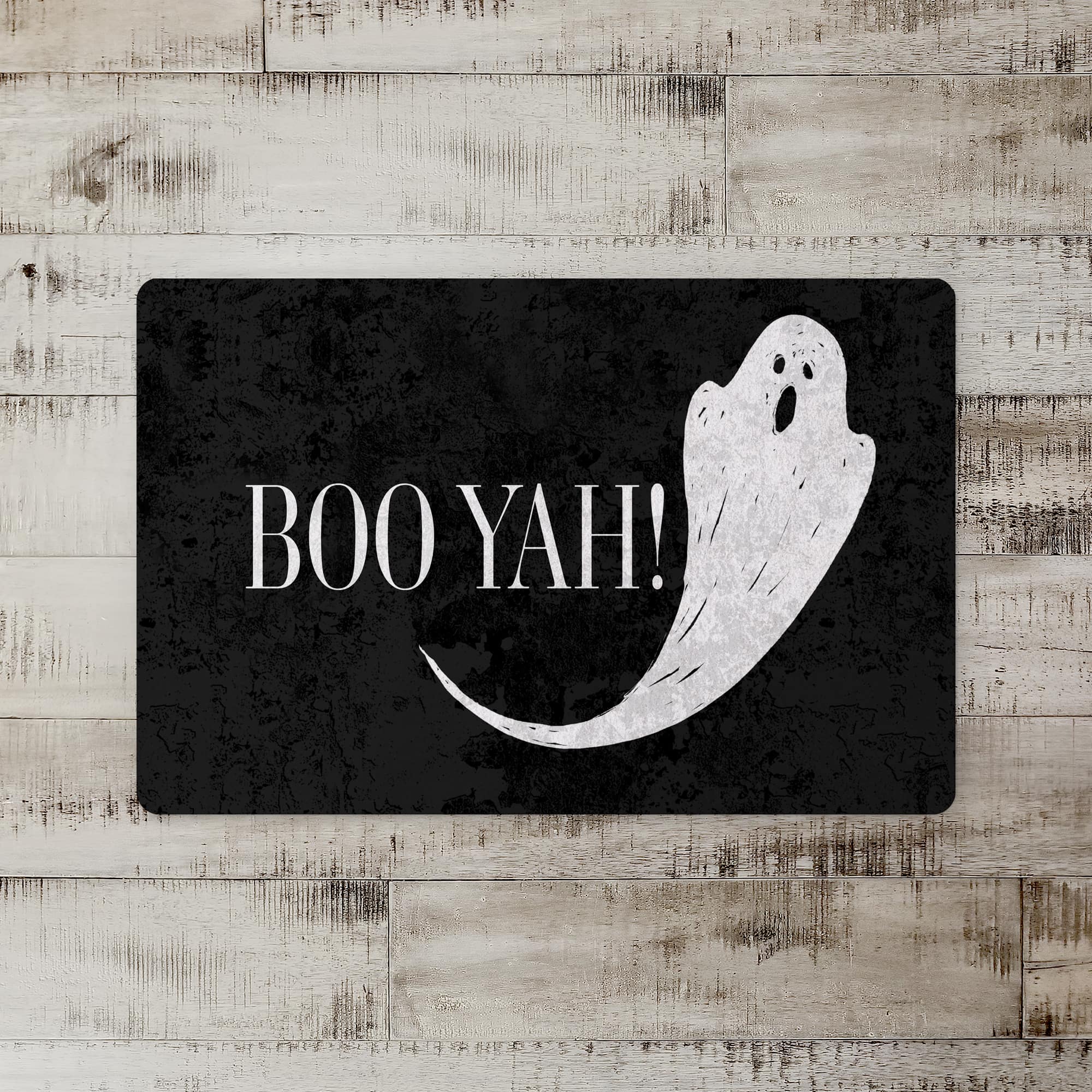 Boo Yah Ghost 27" x 18" Floor Mat