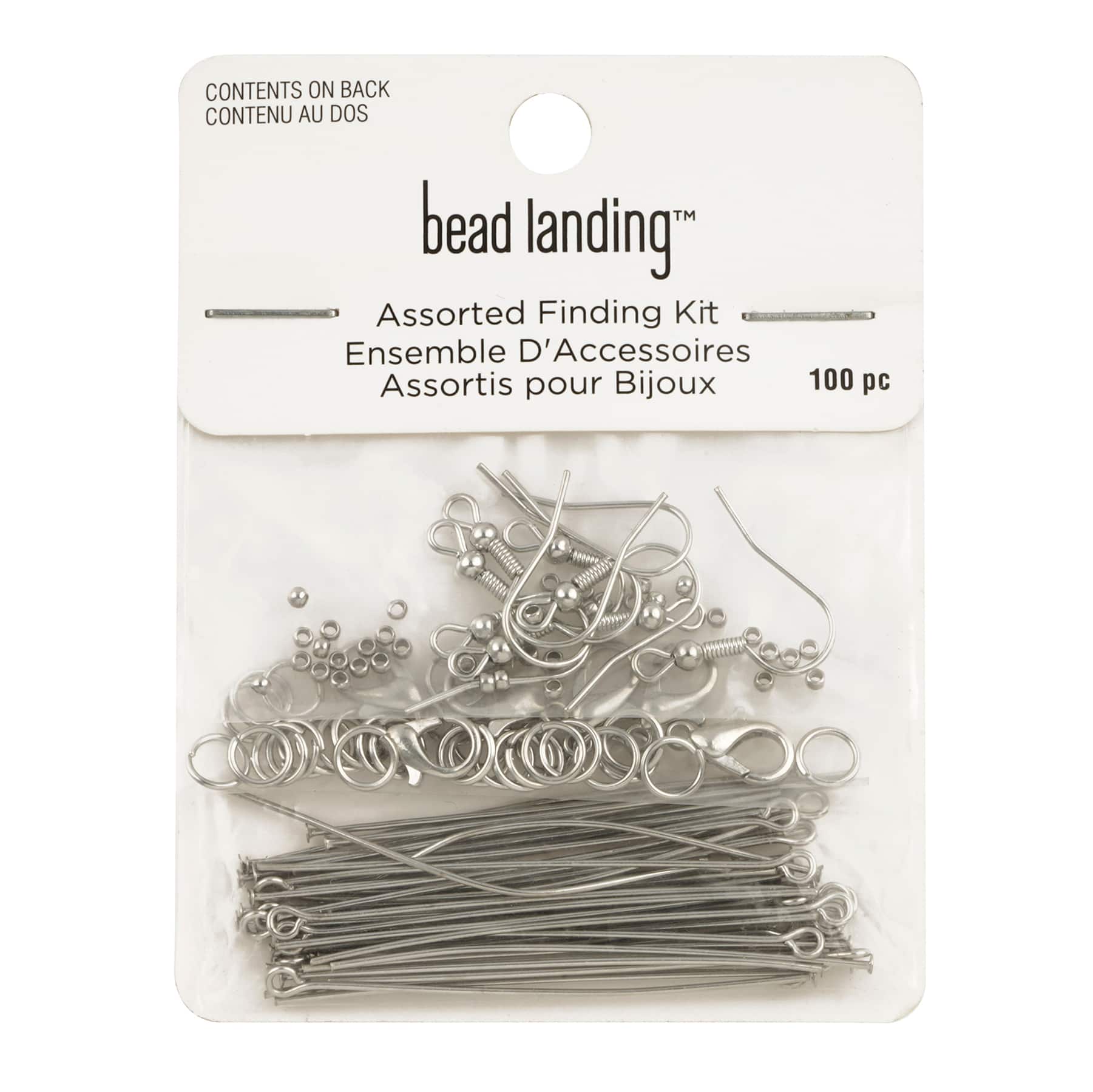 12 Pack: 100 Piece Assorted Finding Kit by Bead Landing&#x2122;