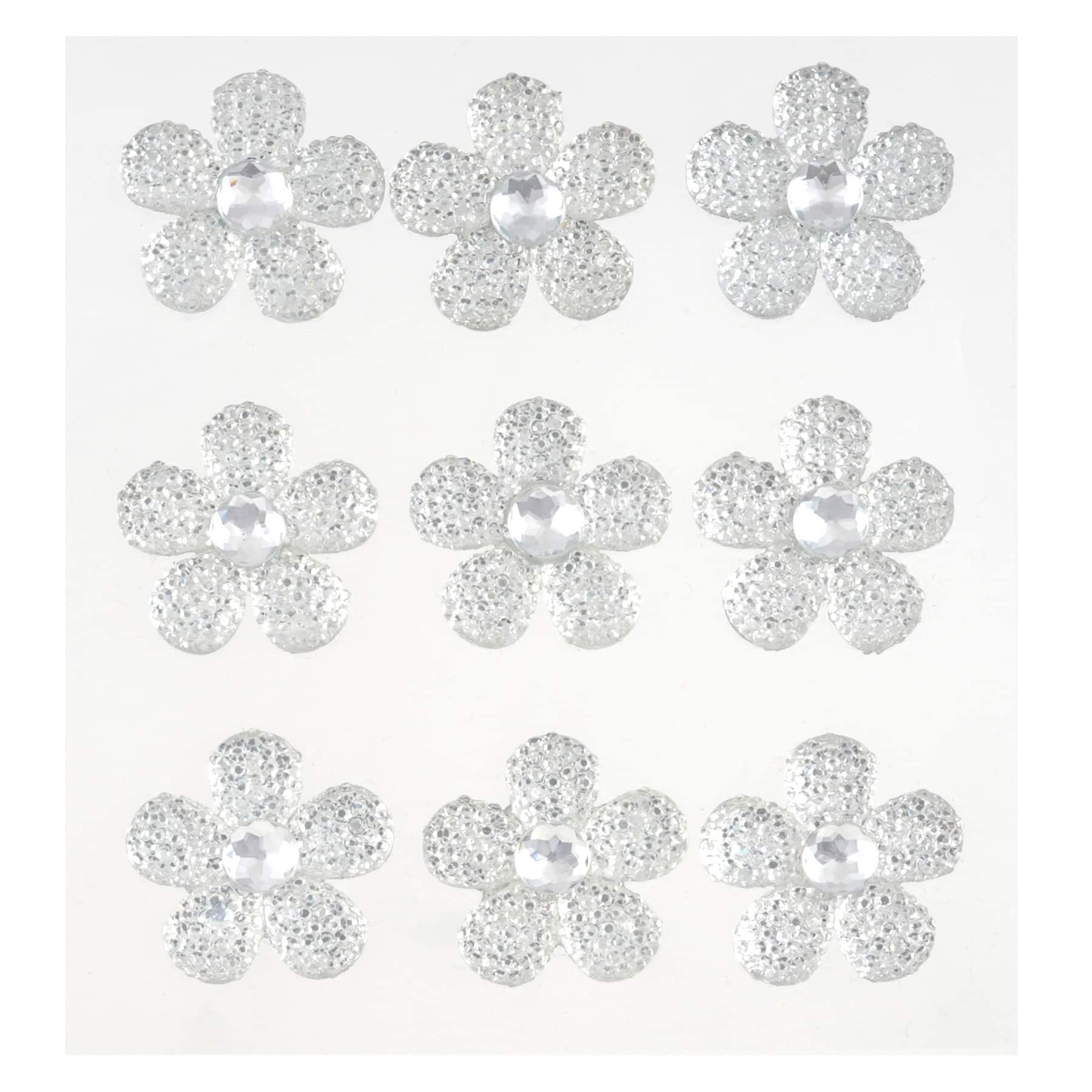 Clear Flower Sugar Stone Stickers by Recollections&#x2122;