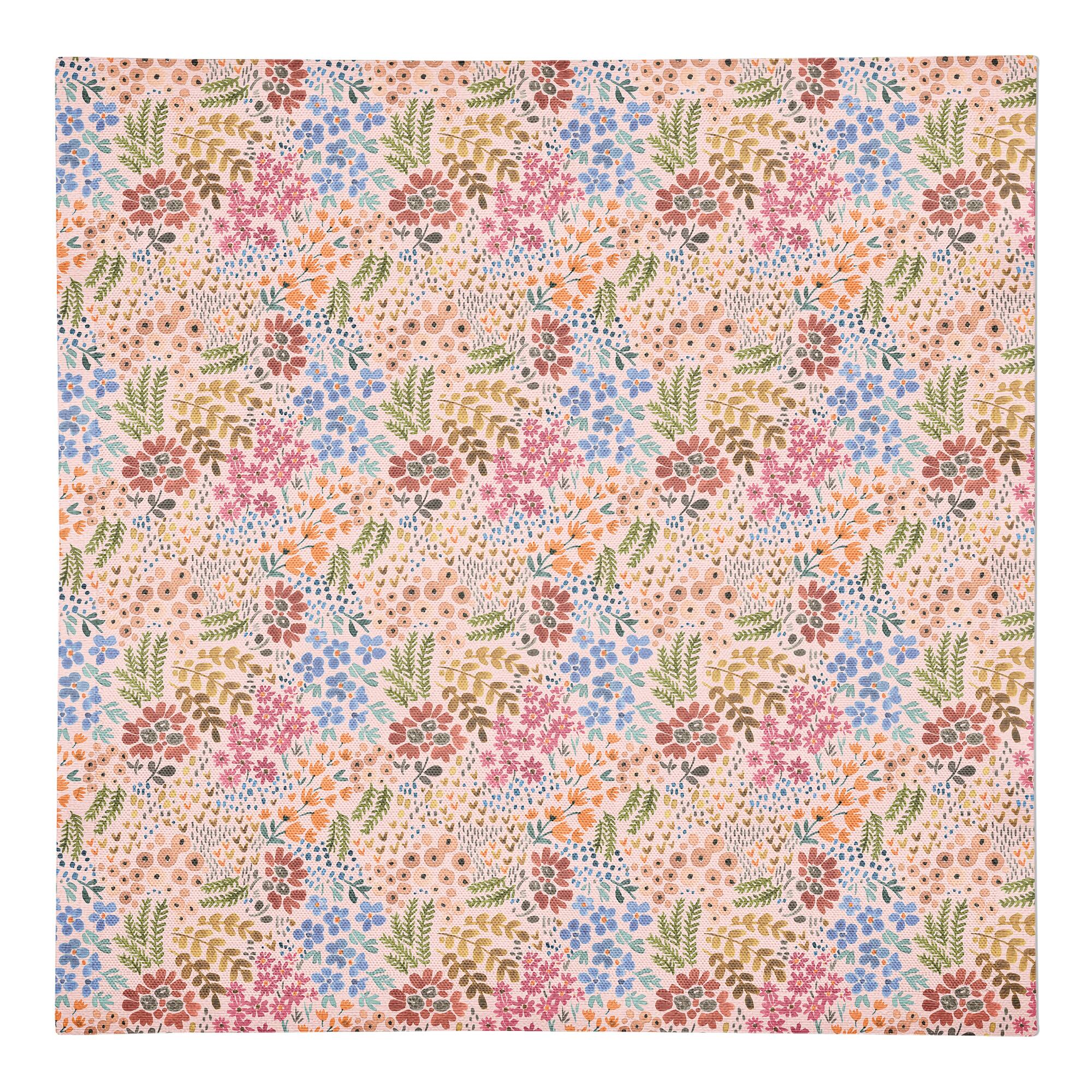 Wild Flower Floral Cotton Twill Napkin