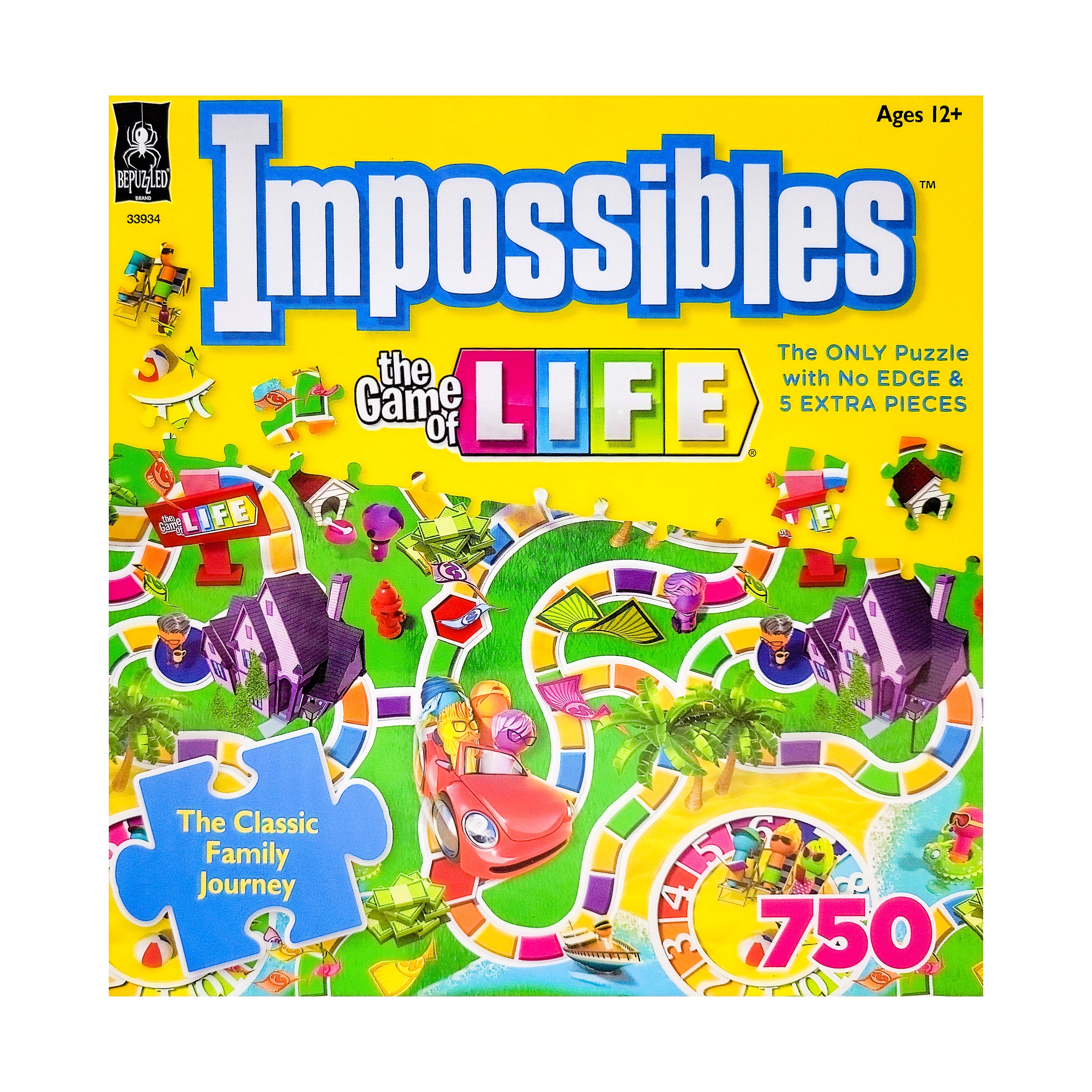 Impossibles Puzzle - Hasbro The Game of Life: 750 Pcs