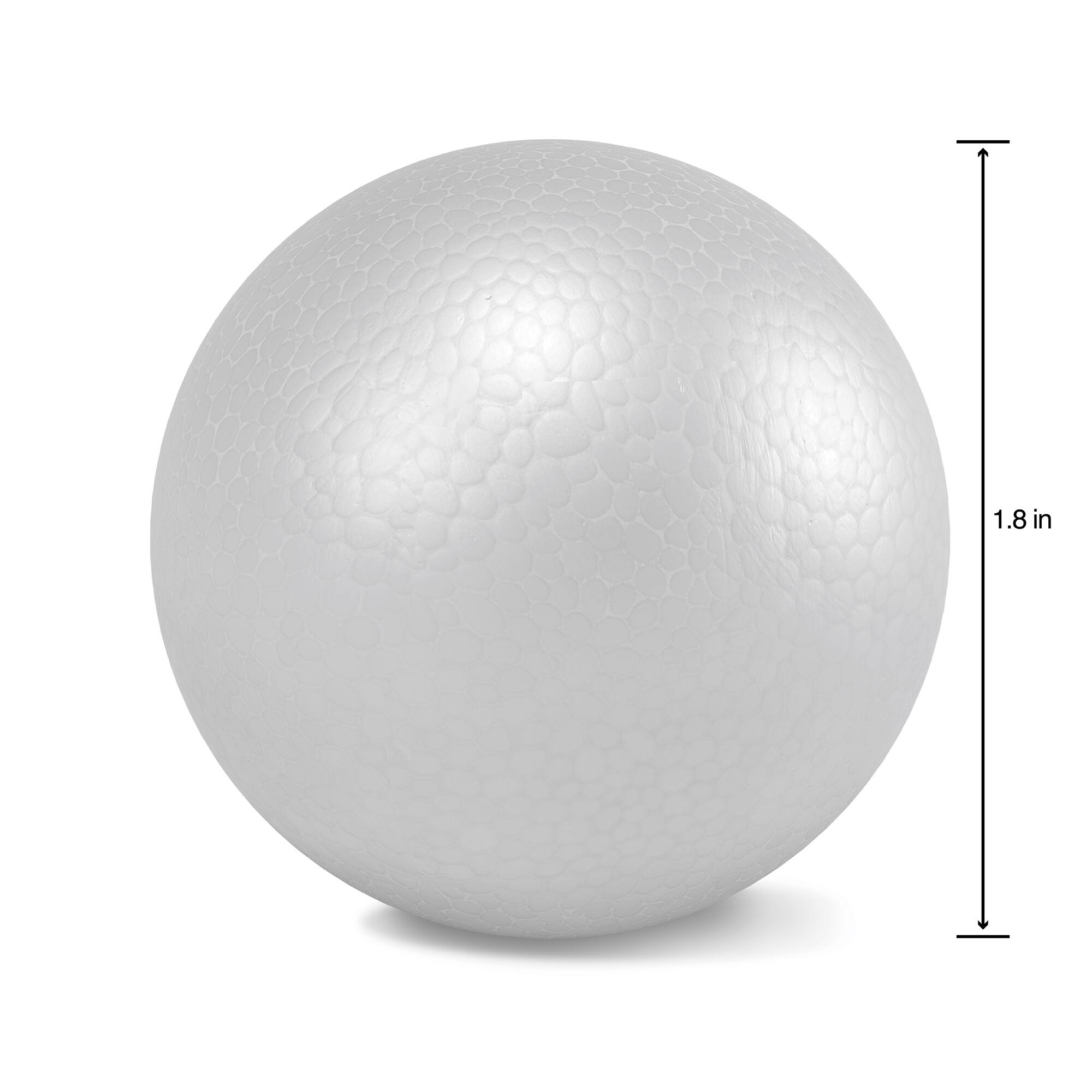 24 Packs: 12 ct. (288 total) FloraCraft&#xAE; SmoothF&#x14D;M&#xAE; 1.8&#x22; White Foam Balls