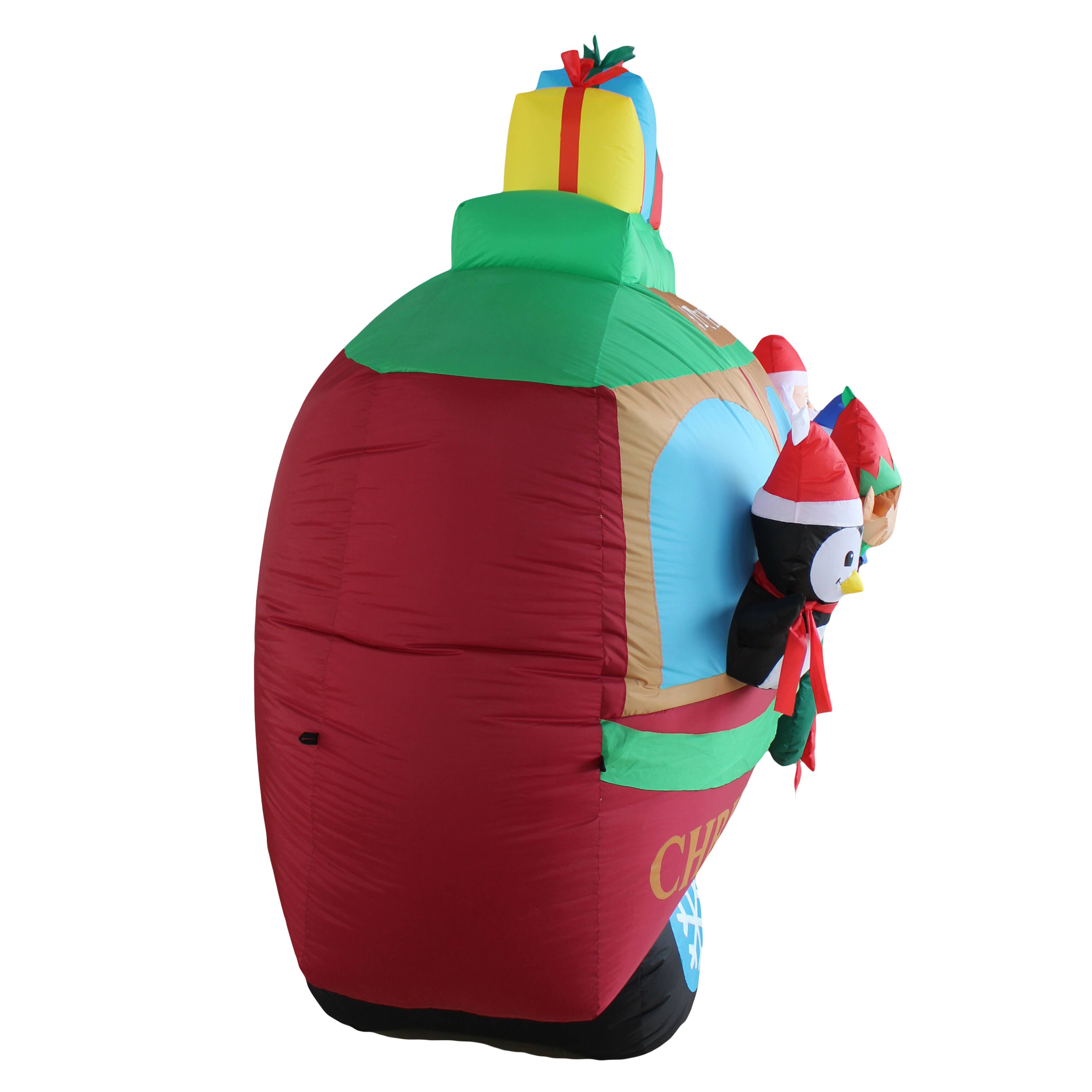 8ft. Inflatable Christmas Caboose