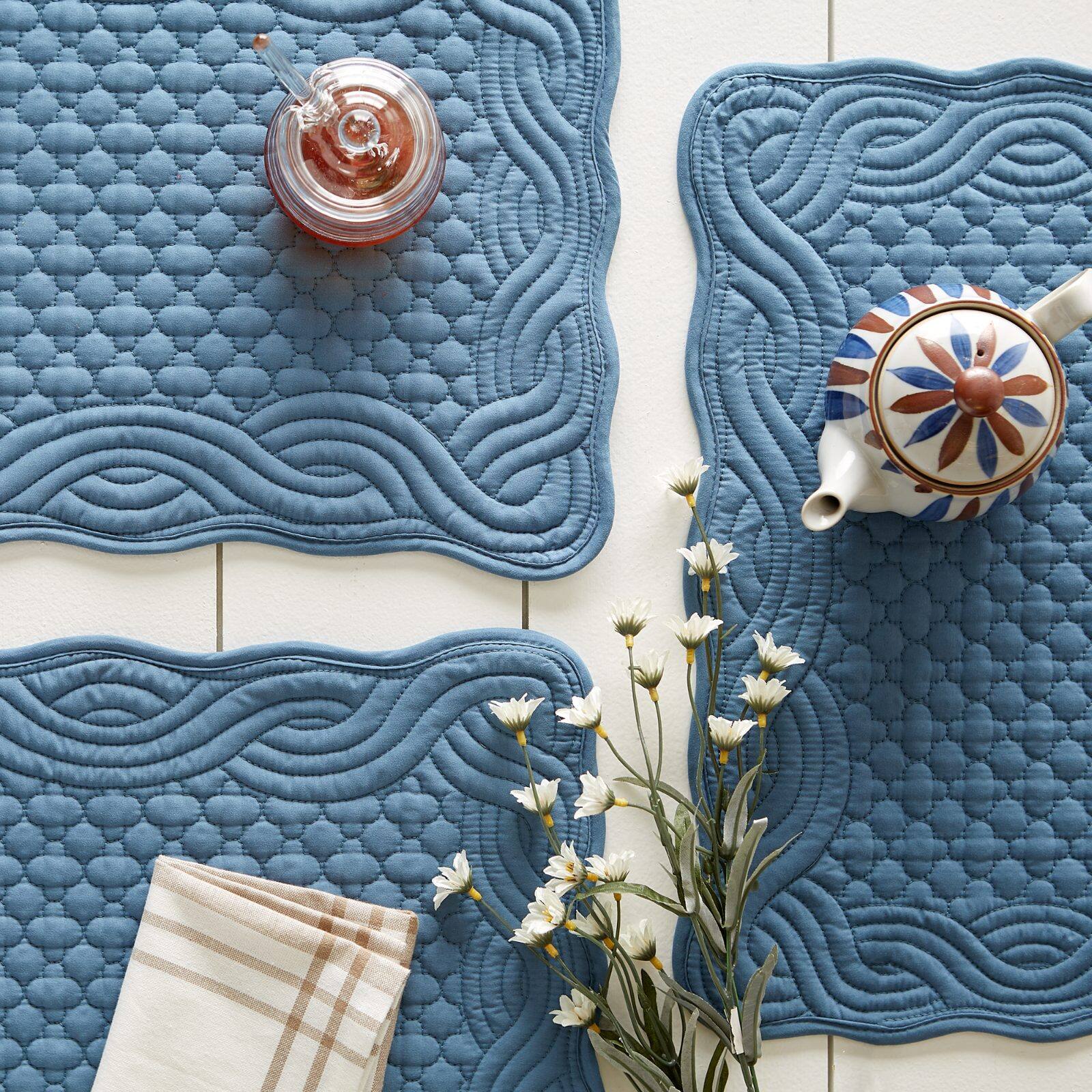 DII® Quilted Farmhouse Placemats, 6ct. Michaels