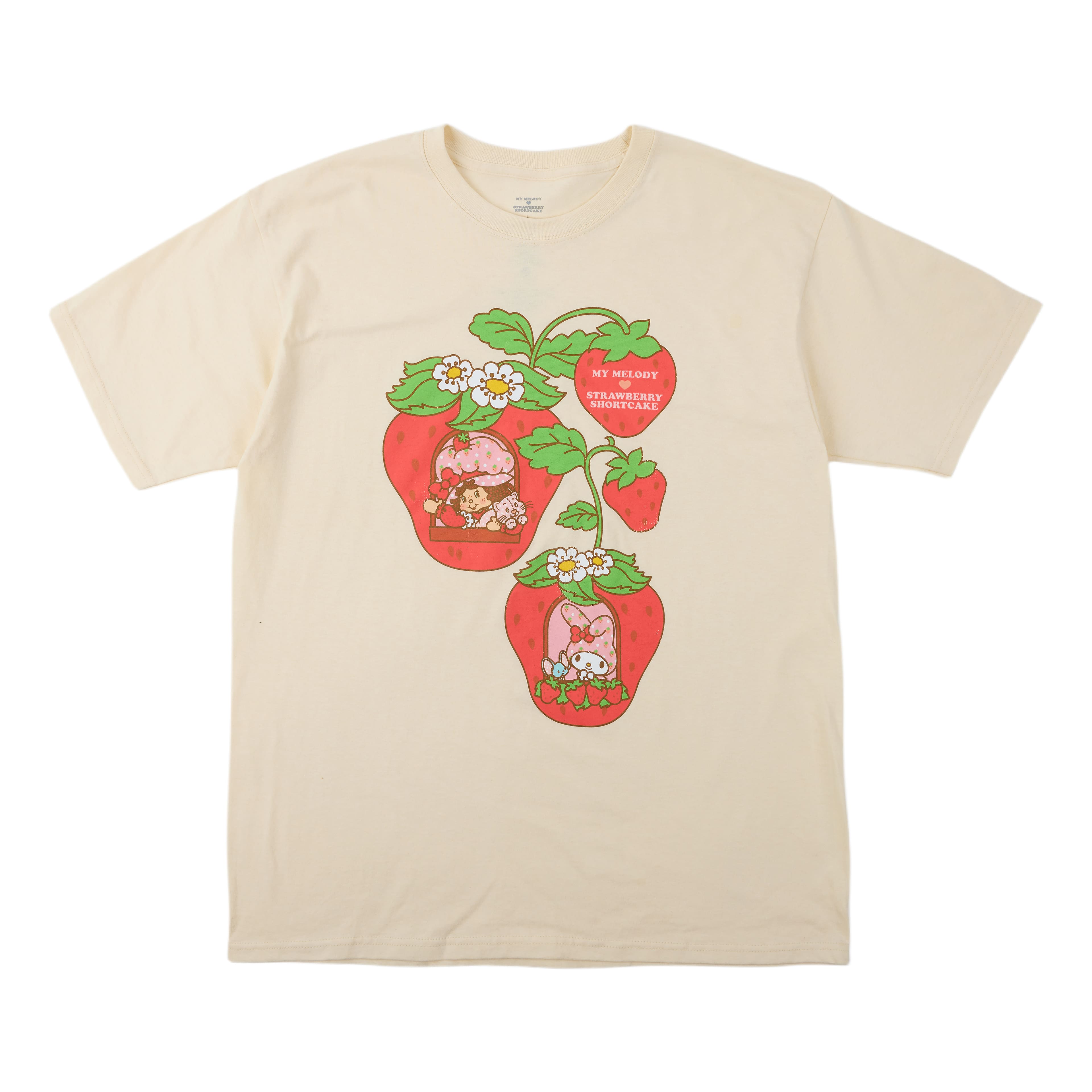 My Melody &#x26; Strawberry Shortcake Adult T-Shirt