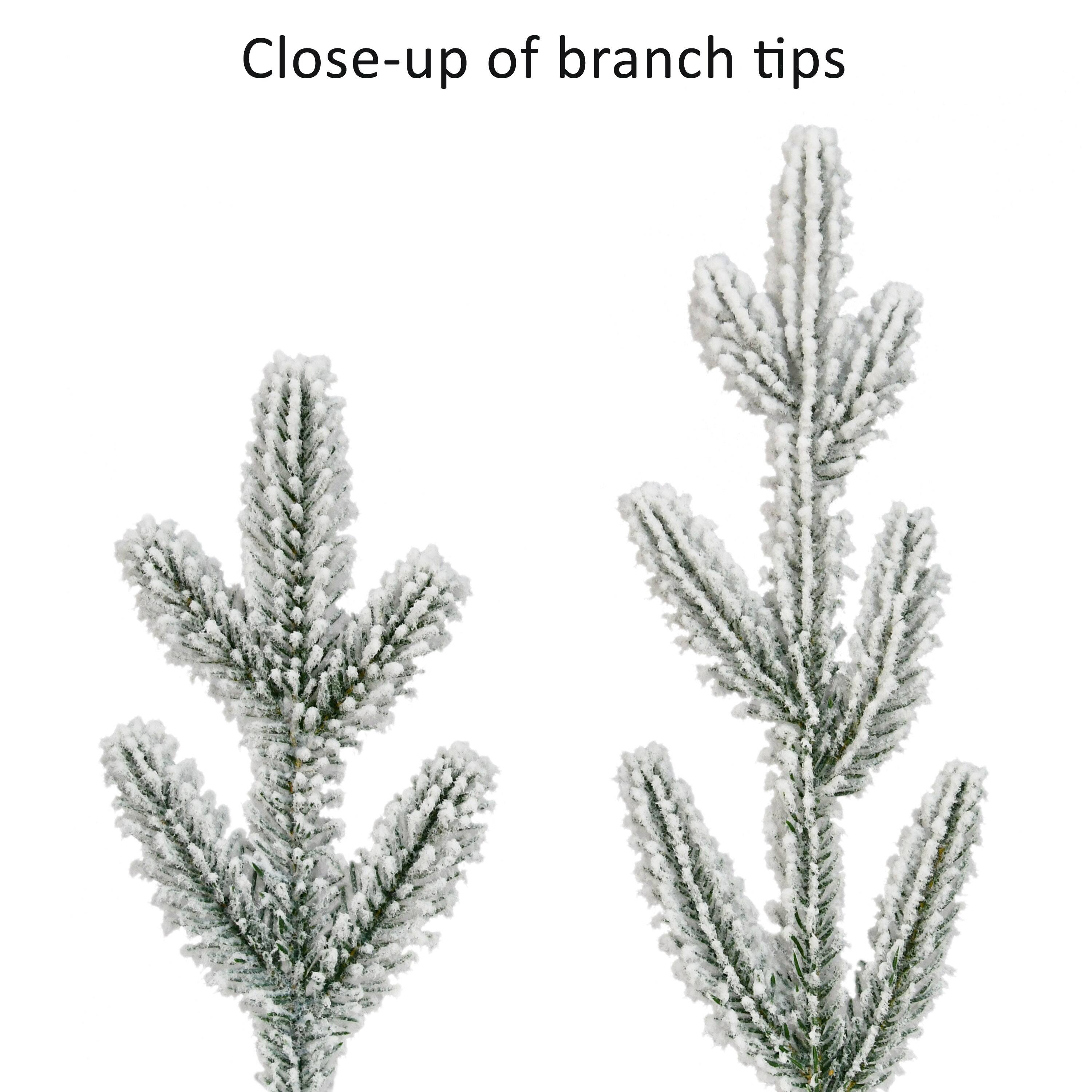 7.5ft. Pre-Lit Boulderwood Spruce Artificial Christmas Tree, Clear Lights