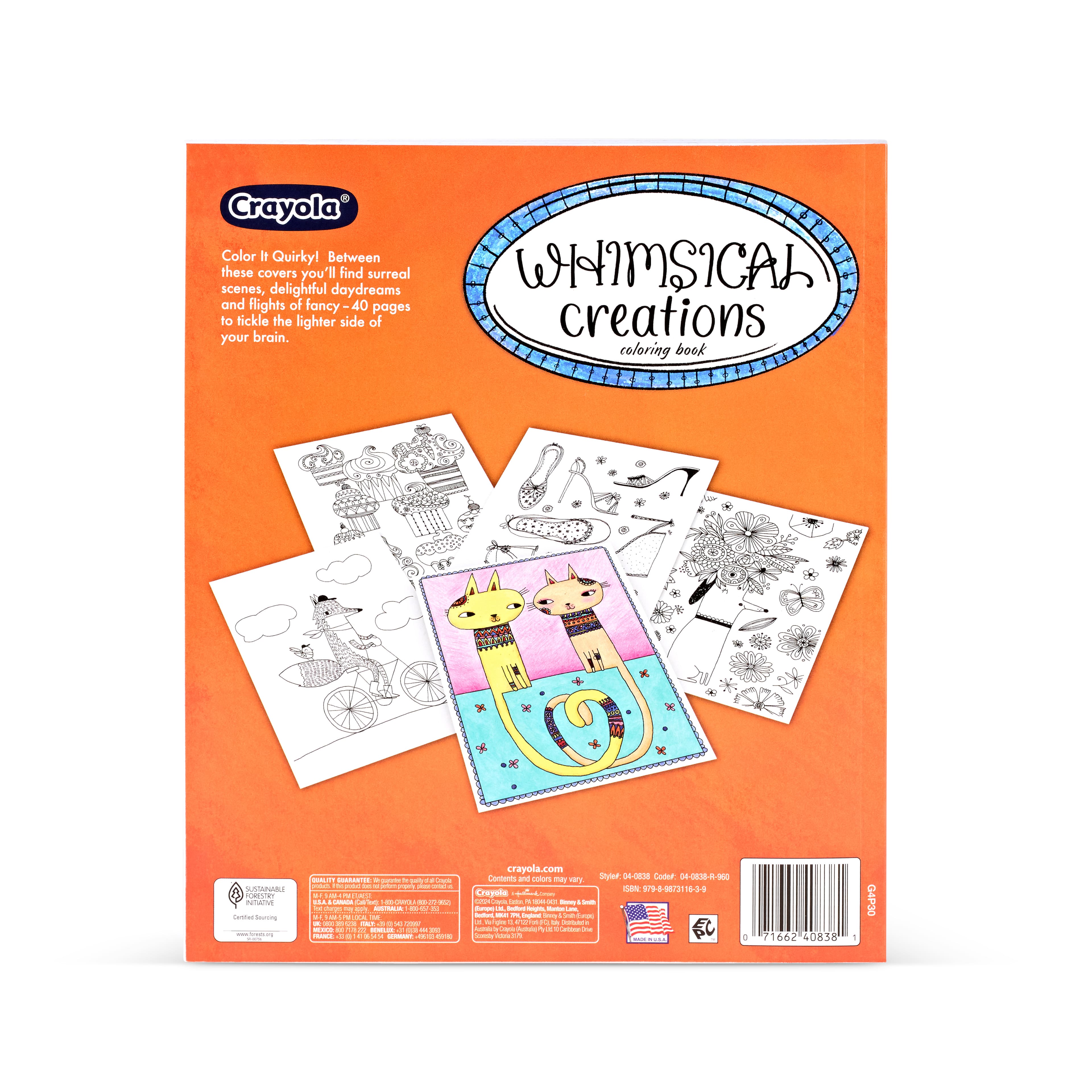 Crayola&#xAE; Whimsical Creations Coloring Book