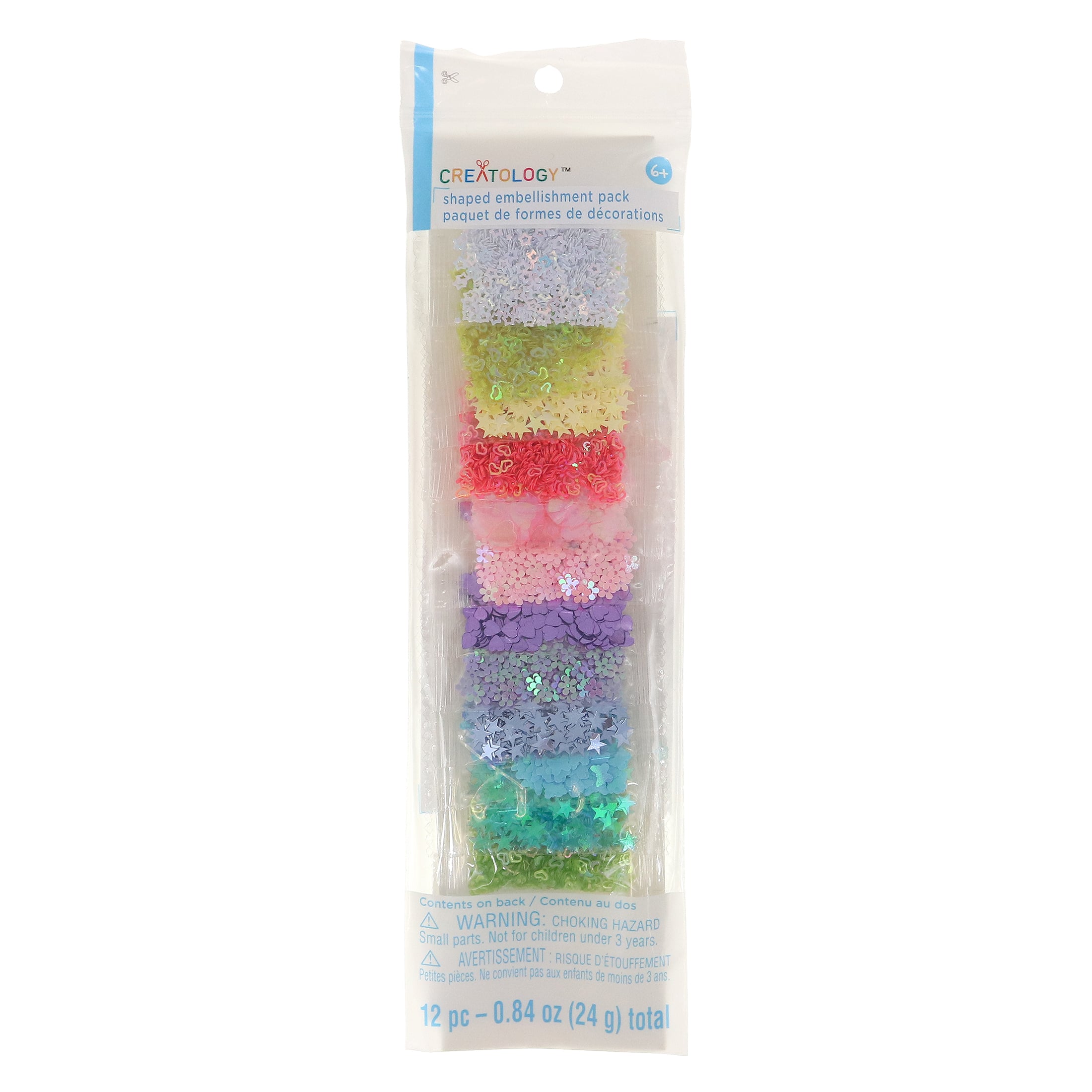 12 Packs: 12 ct. (144 total) Pastel Shaped Sequins by Creatology™