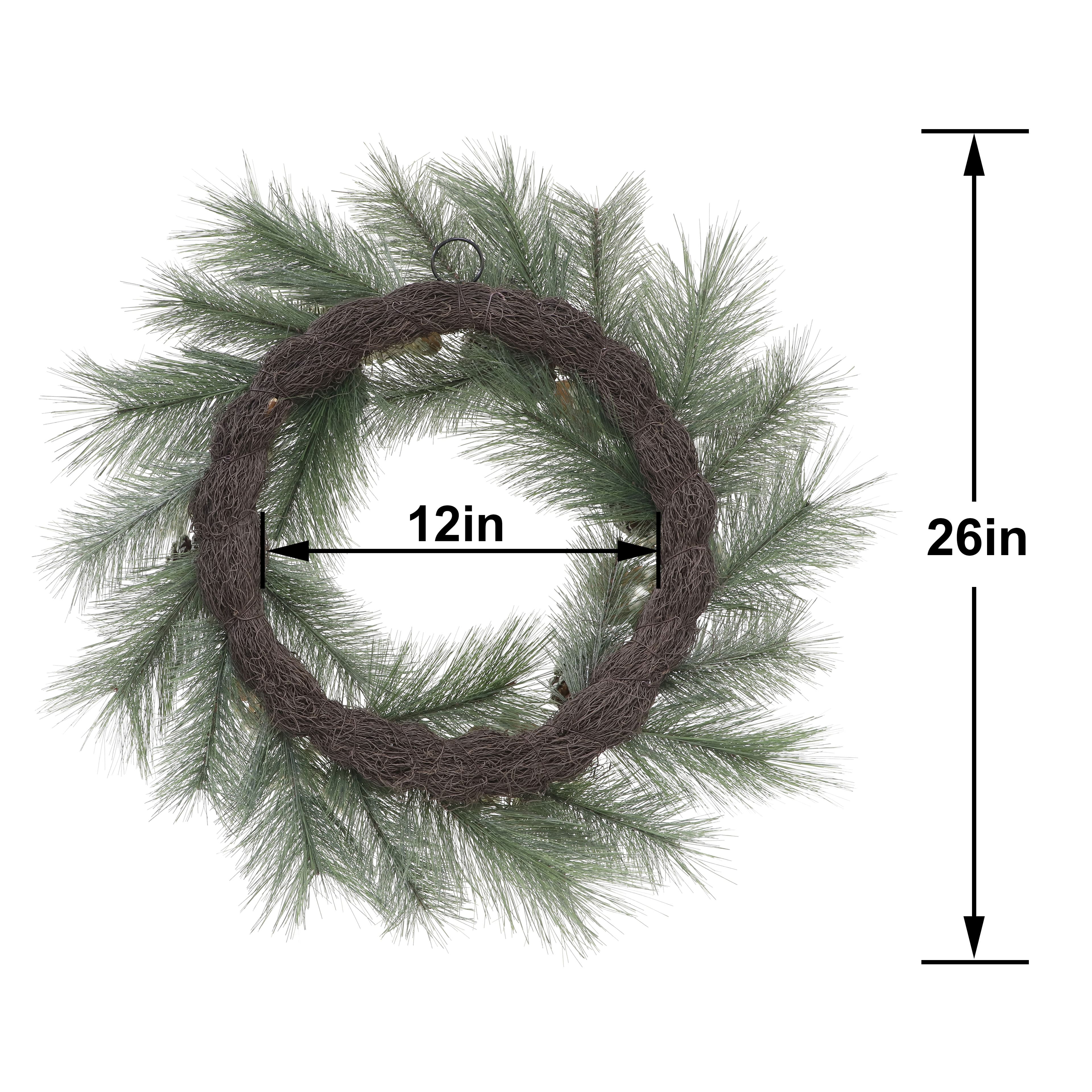 26" Gingerbread, Pinecone & Berry Wreath by Ashland®