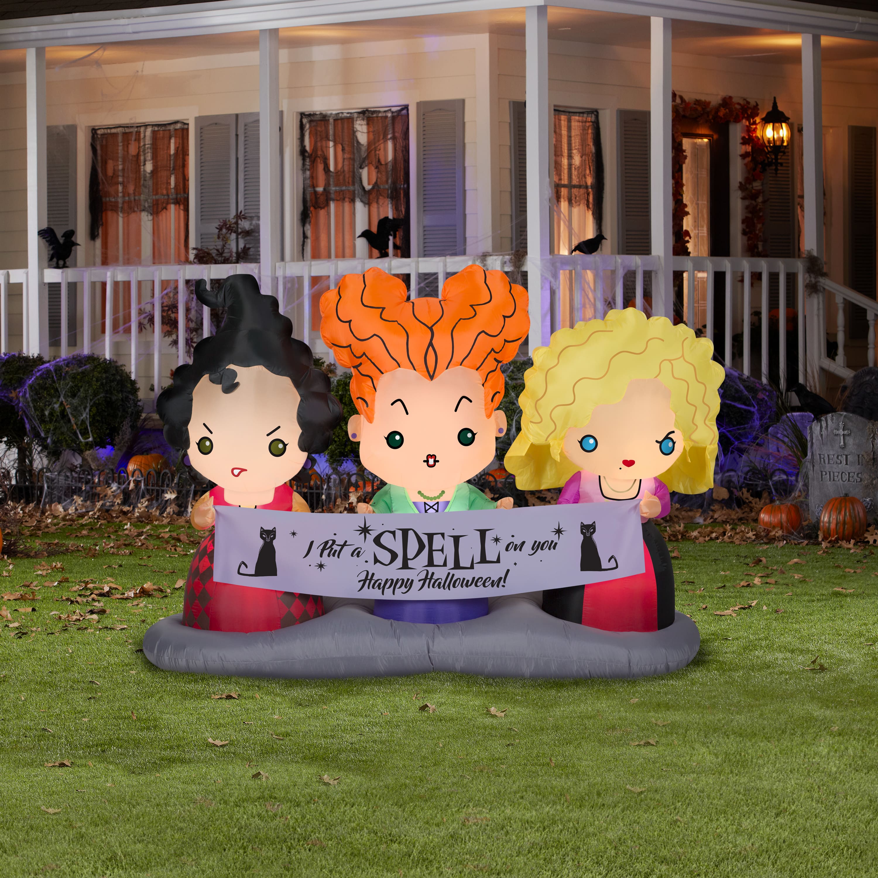 4.5ft. Airblown&#xAE; Inflatable Halloween Disney&#xAE; Hocus Pocus Sisters