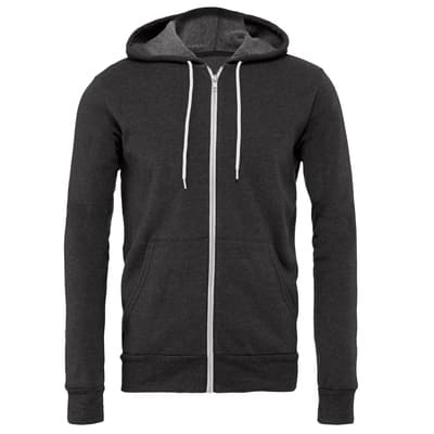 BELLA+CANVAS® Fleece Full-Zip Adult Unisex Hoodie | Michaels