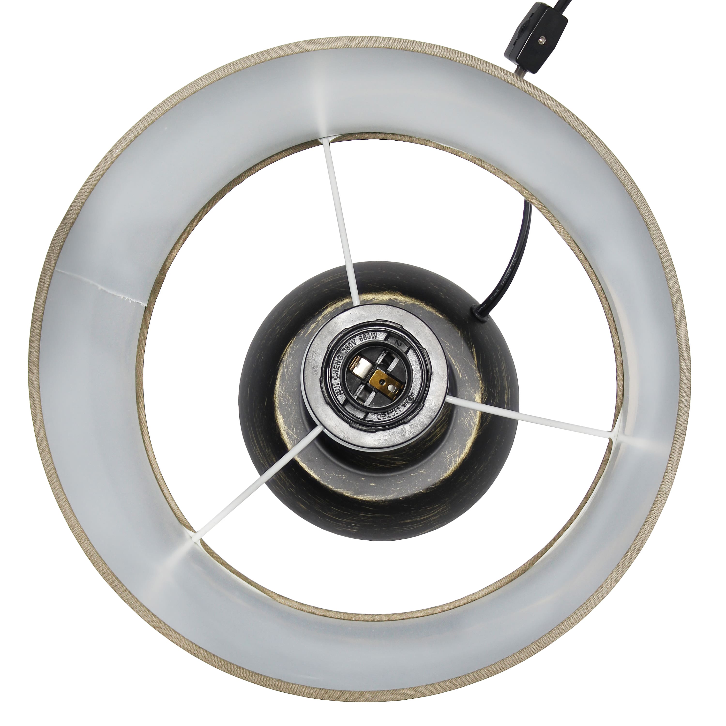 Simple Designs 23" Traditional Candlestick Table Lamp