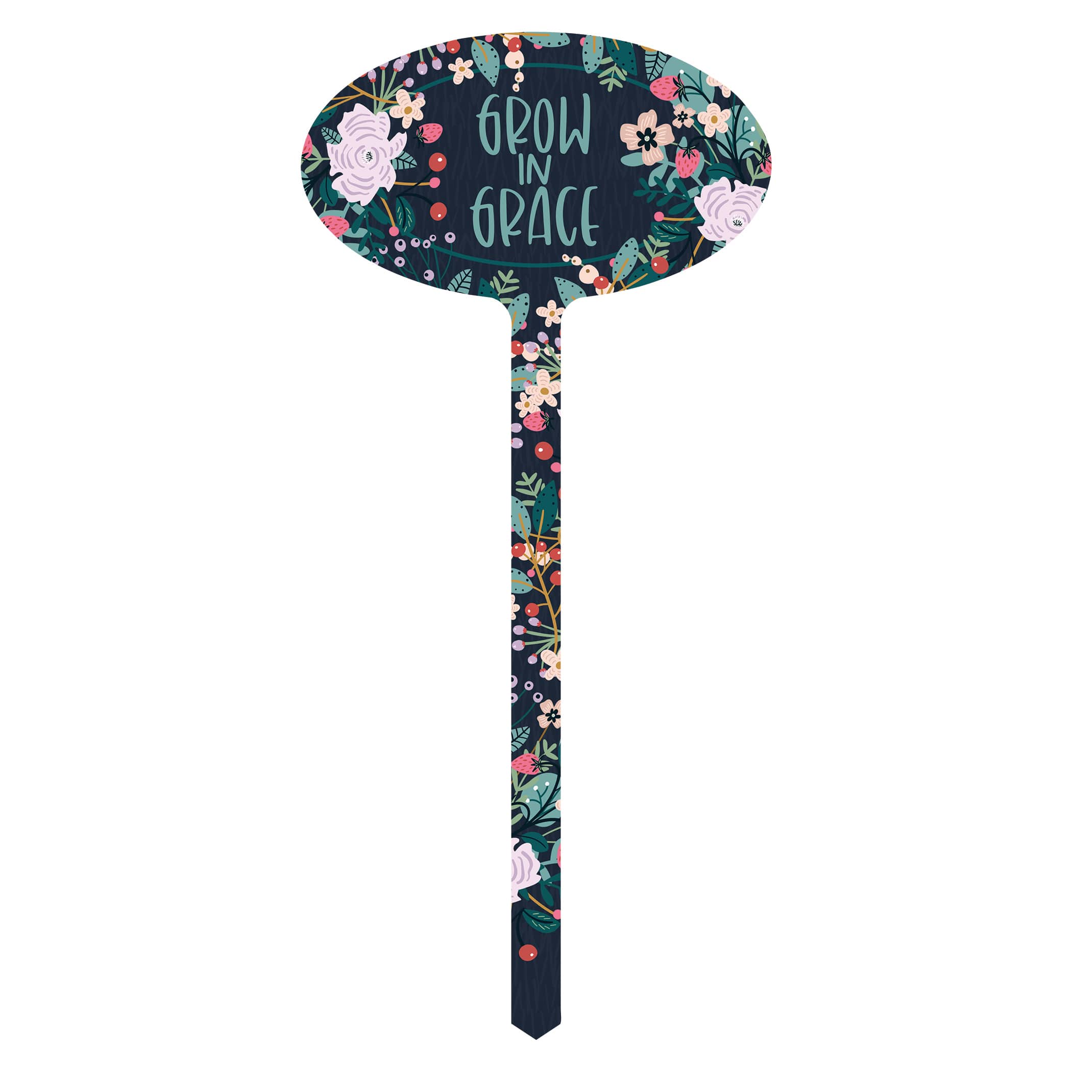 15&#x22; Aluminum Grow In Grace Marker Garden Stake