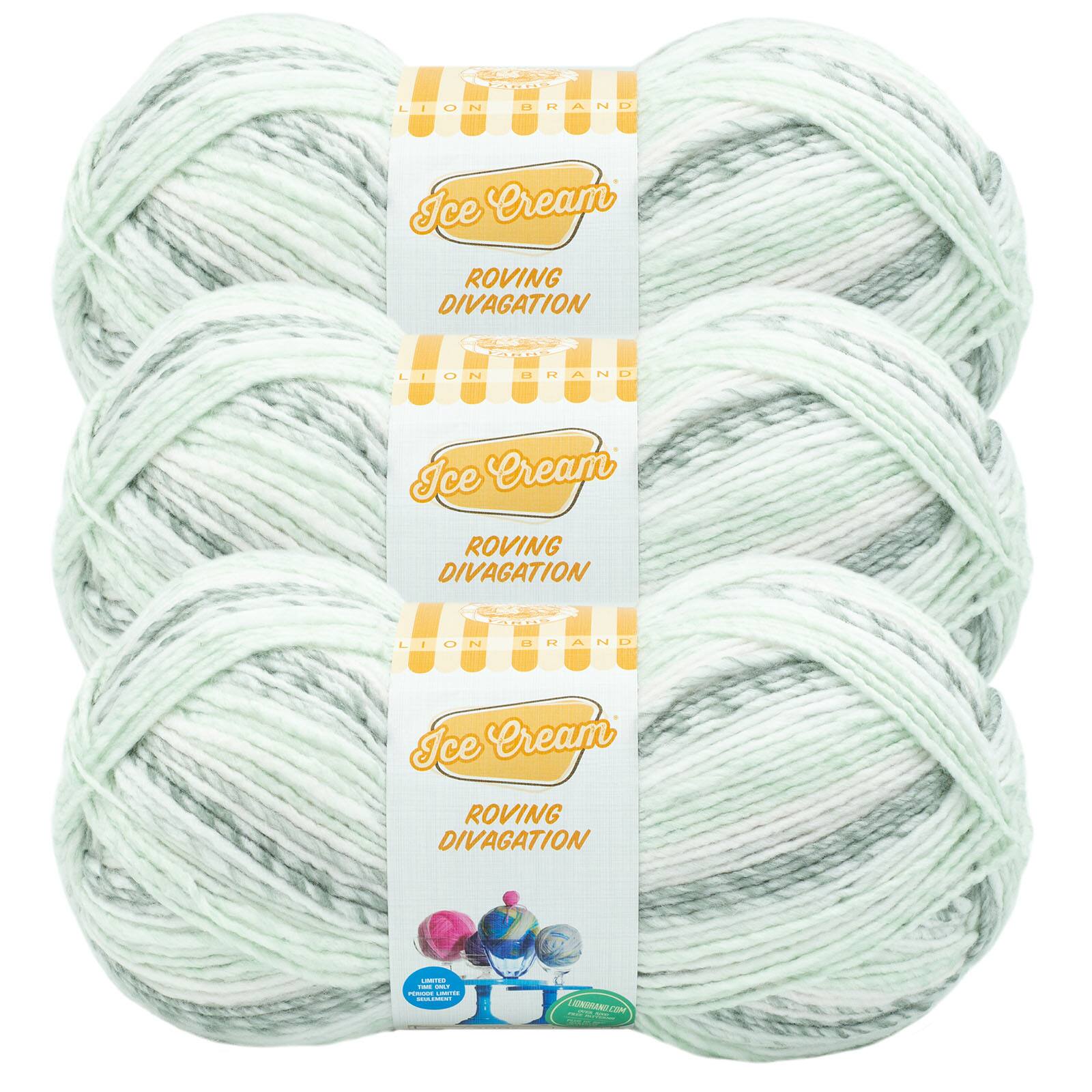 3 Pack Lion Brand® Ice Cream® Roving Yarn Michaels