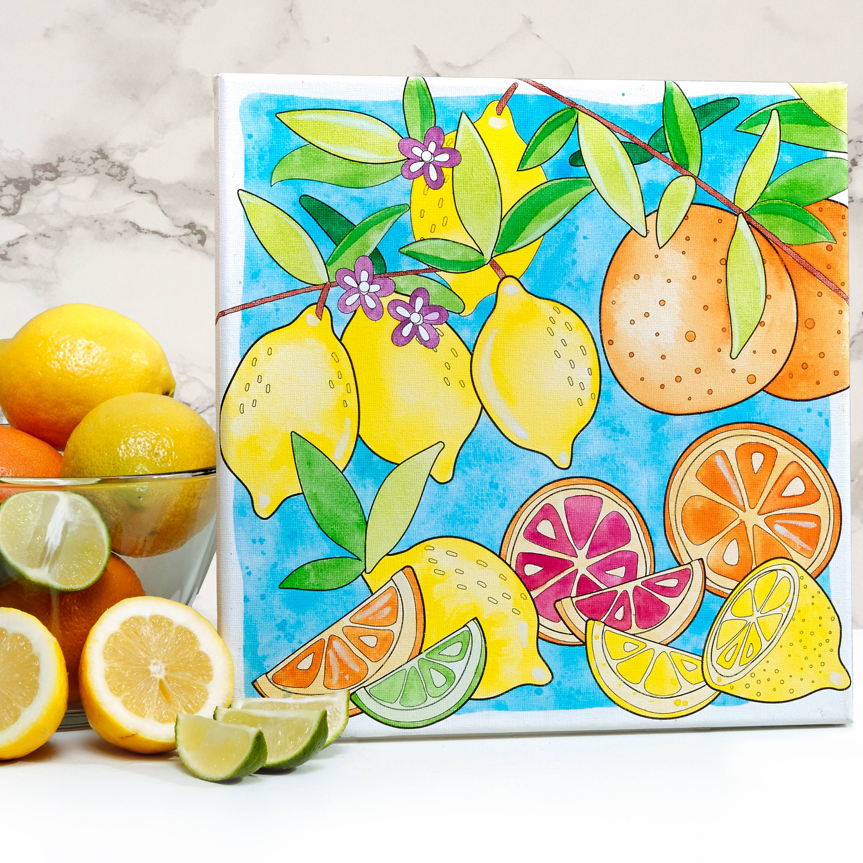 Faber-Castell Produce Paint by Number Watercolor Set
