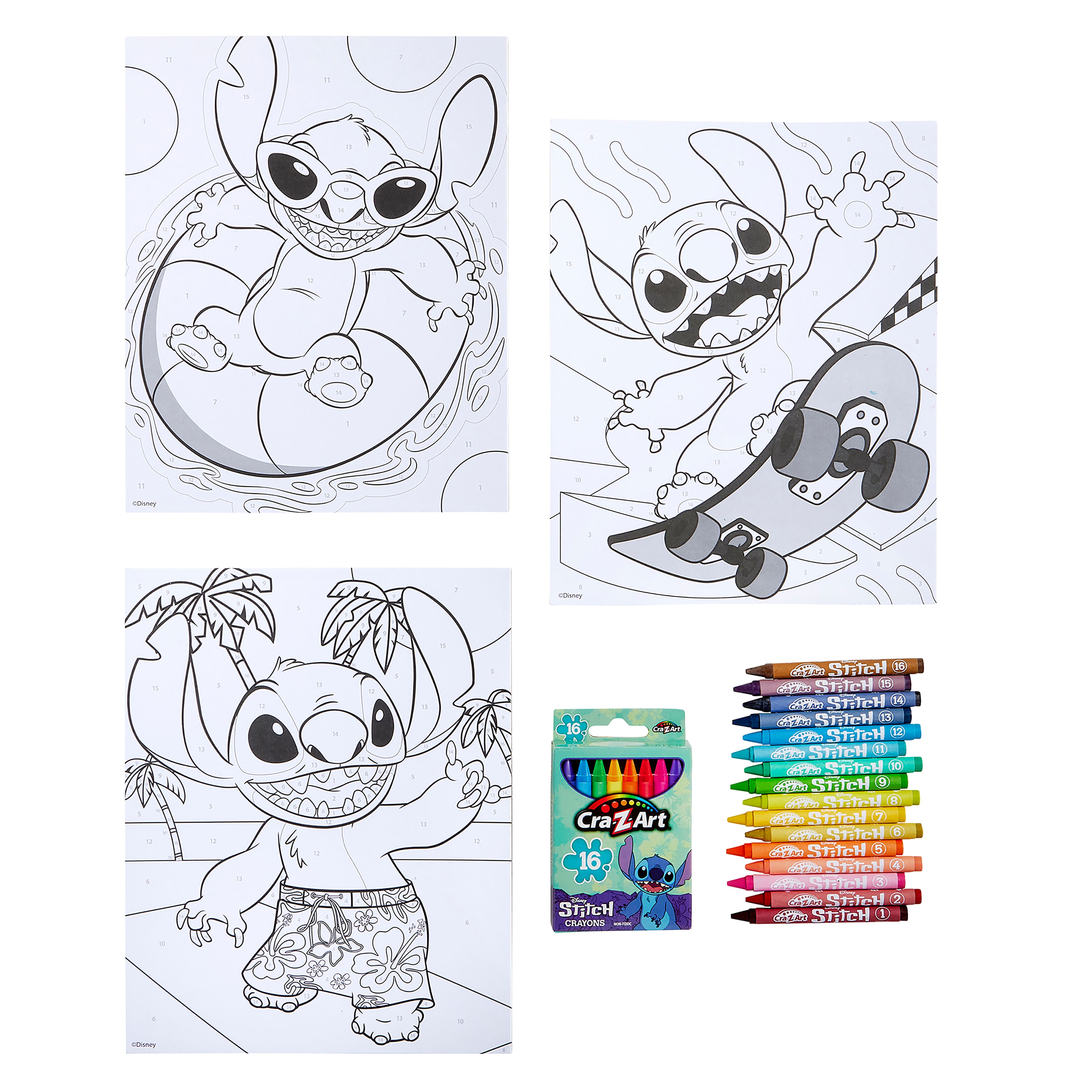 Cra-Z-Art&#xAE; Disney&#xAE; Stitch Crayon by Number