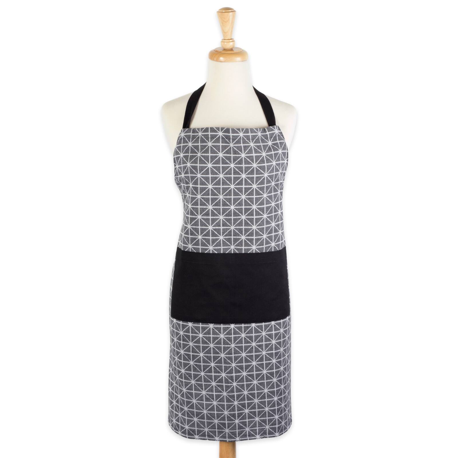Black & White Triangle Chef Apron