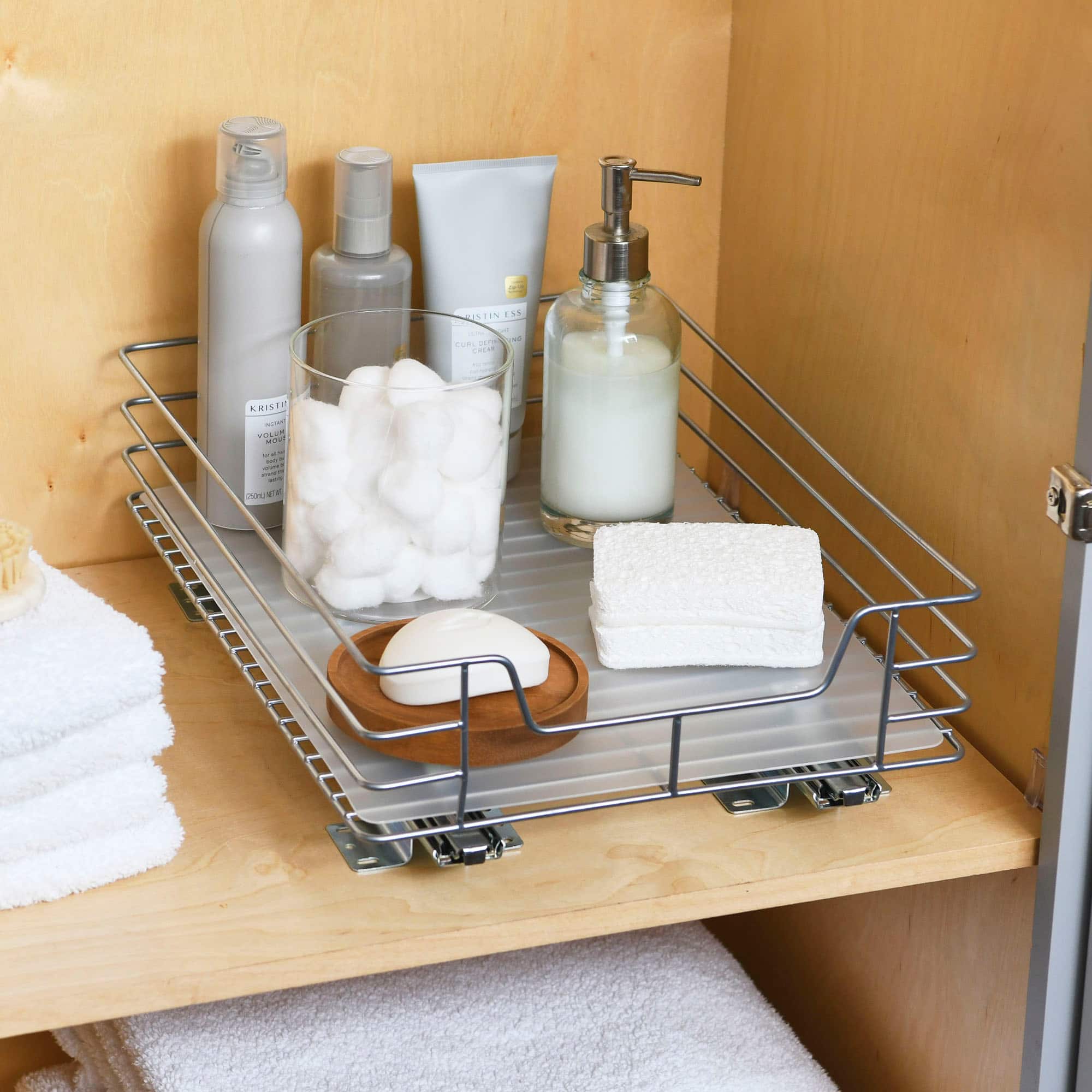 Household Essentials Glidez Lined Cabinet Organizer