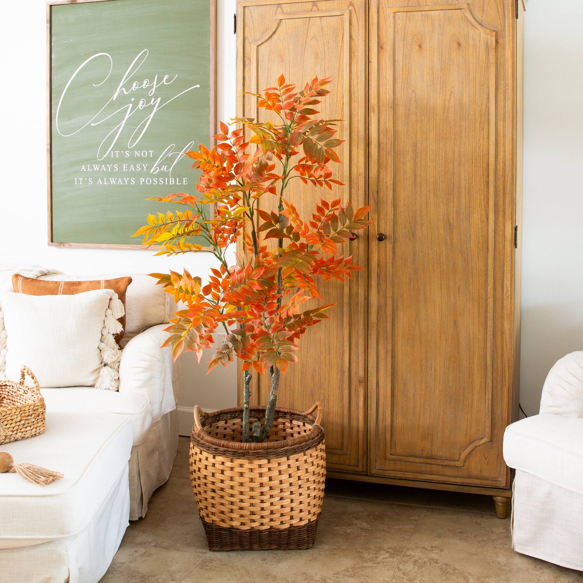 5ft. Autumn Sumac Artificial Fall Tree 