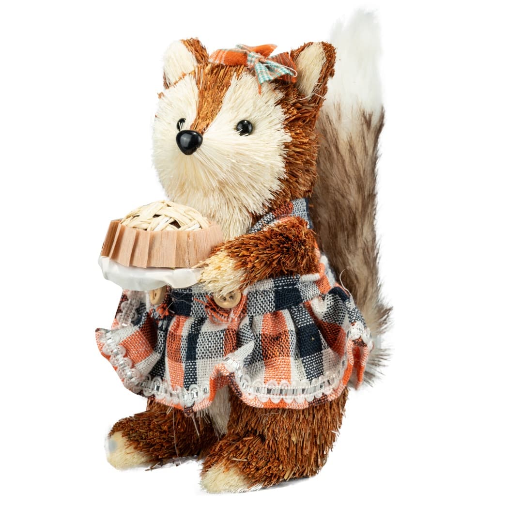 6&#x22; Fox with Pie Natural D&#xE9;cor by Ashland&#xAE;