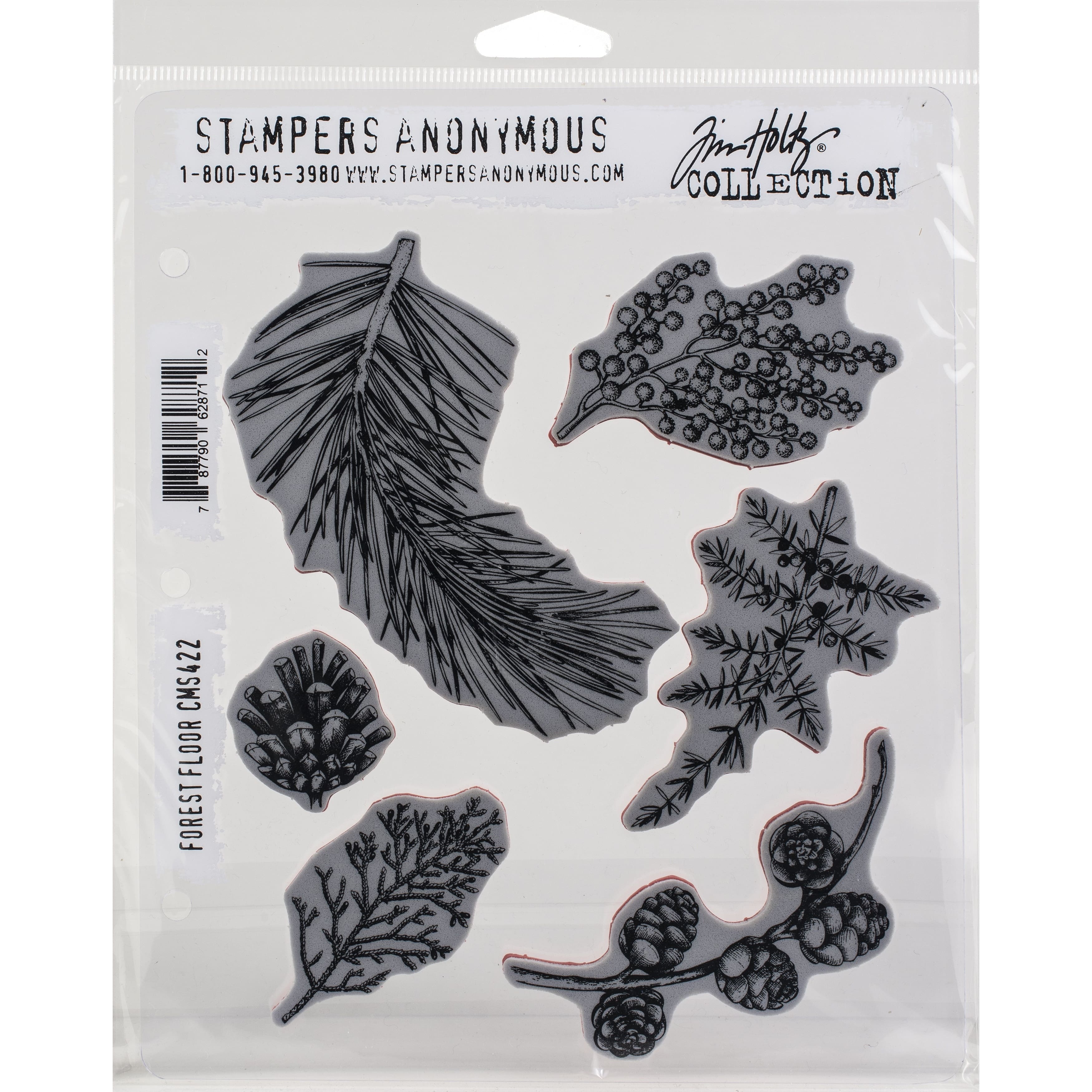 Stampers Anonymous Tim Holtz&#xAE; Forest Floor Cling Stamps