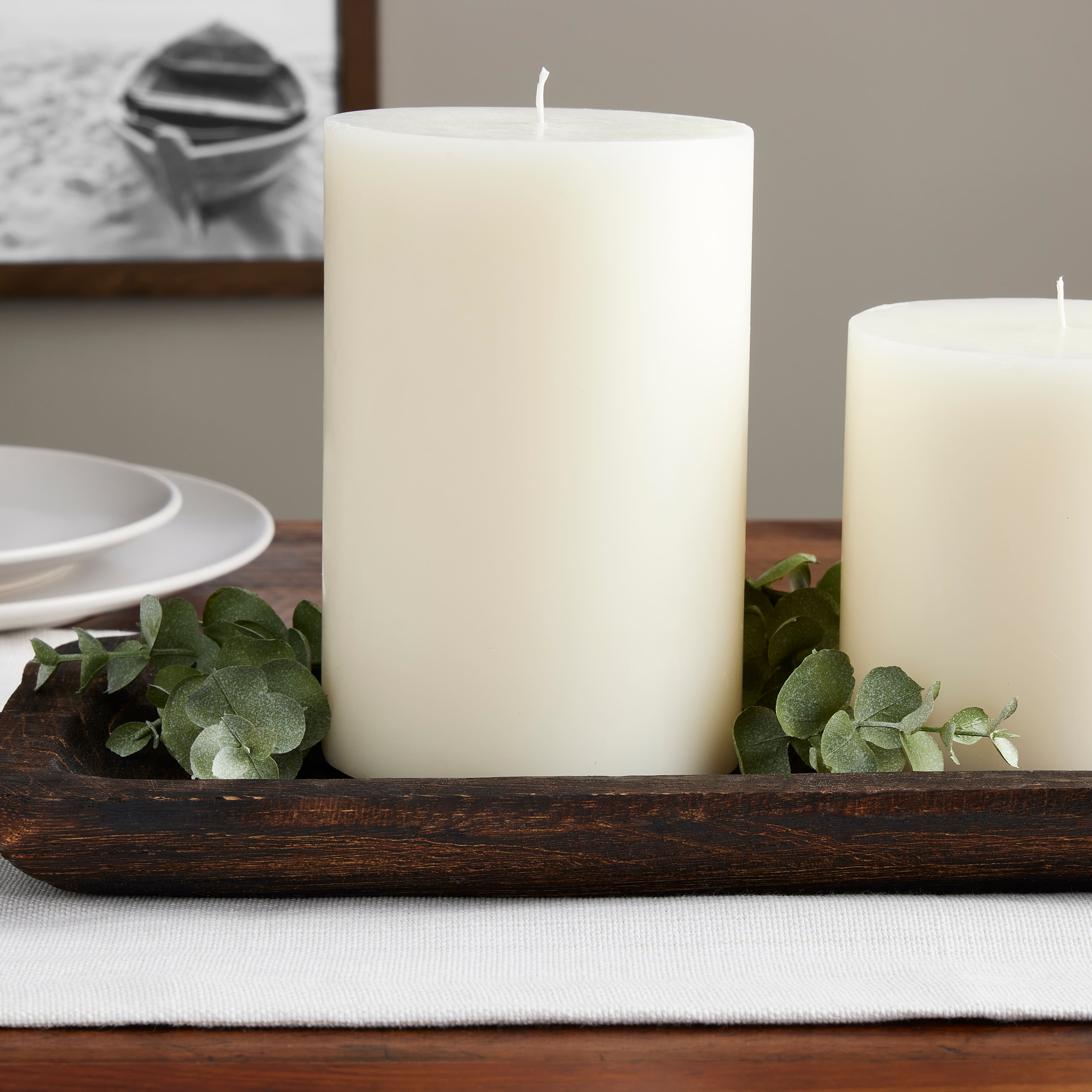 4" x 6" Ivory Pillar Candle by Ashland®