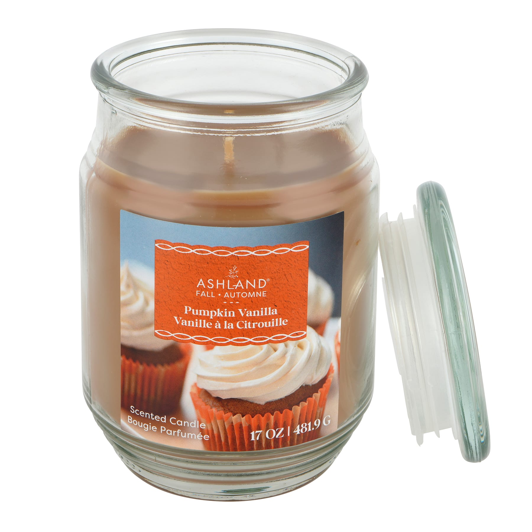 17oz. Pumpkin Vanilla Scented Jar Candle by Ashland&#xAE;