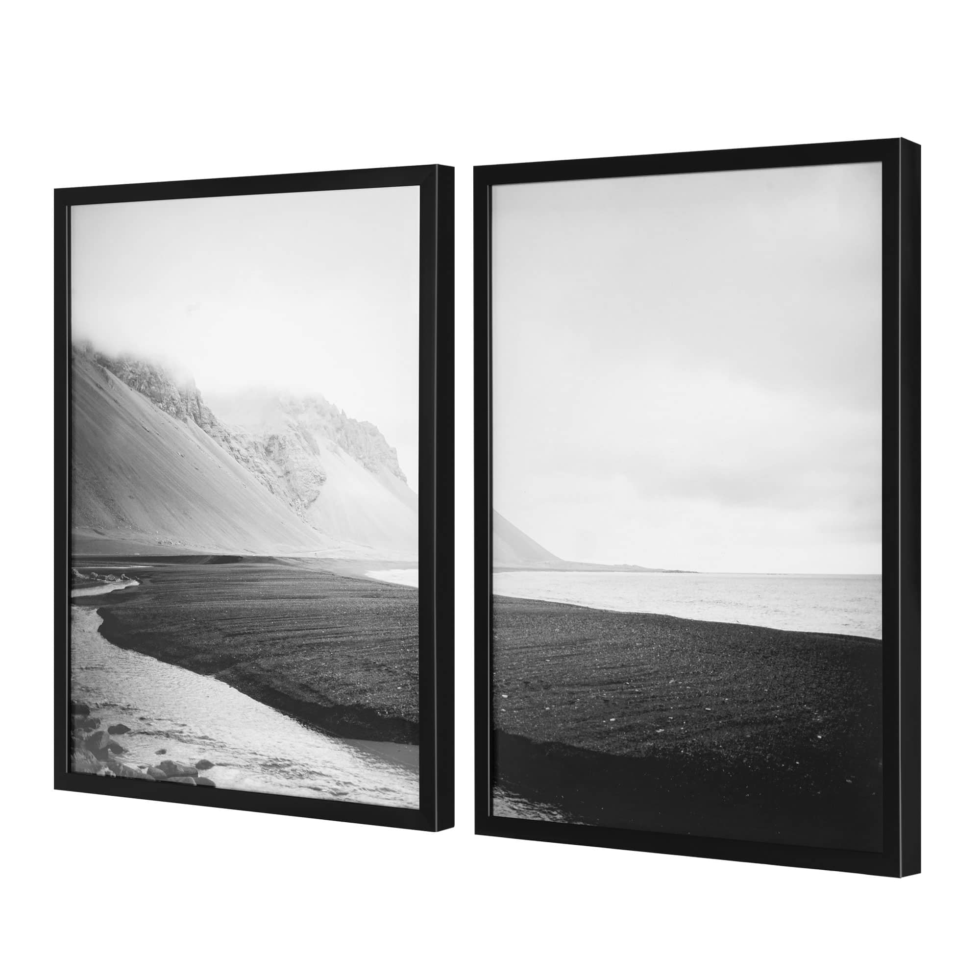 American Art Decor Molten Memories 2-Piece Framed Photographic Wall Decor - 25" x 38.25"