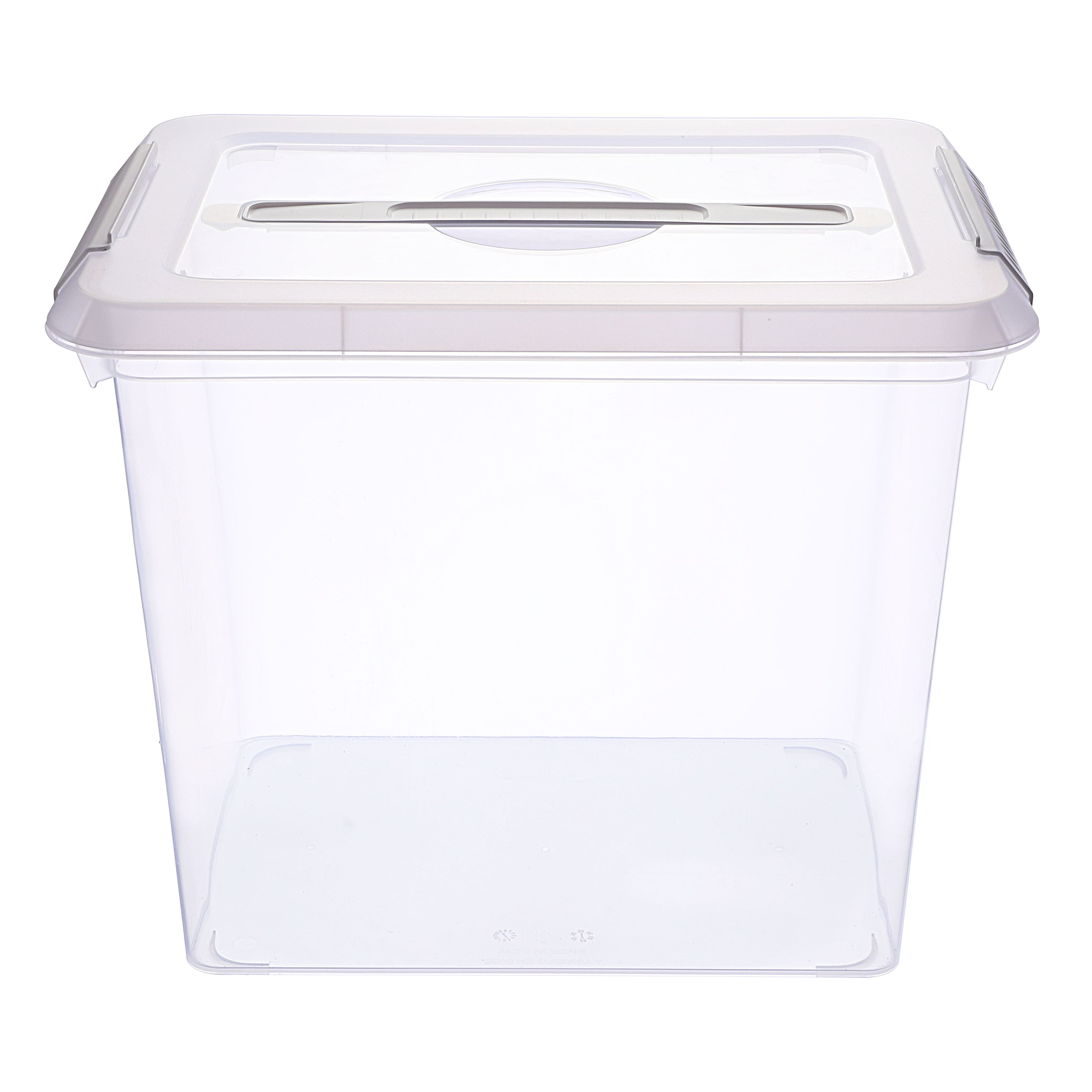 26 Plastic Containers W/lids Multi Sizes 
