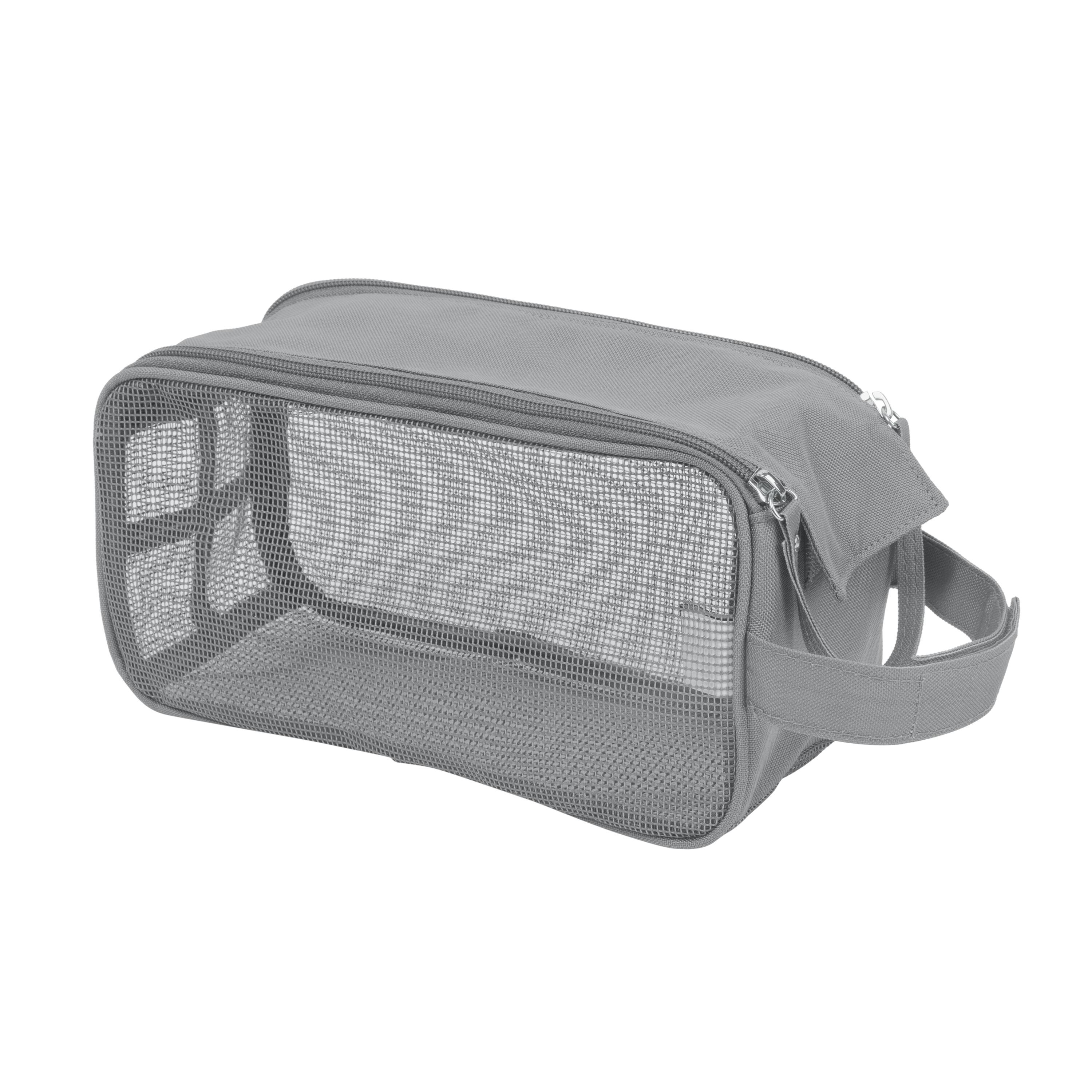Simplify Gray Hanging Mesh Toiletry Bag Michaels