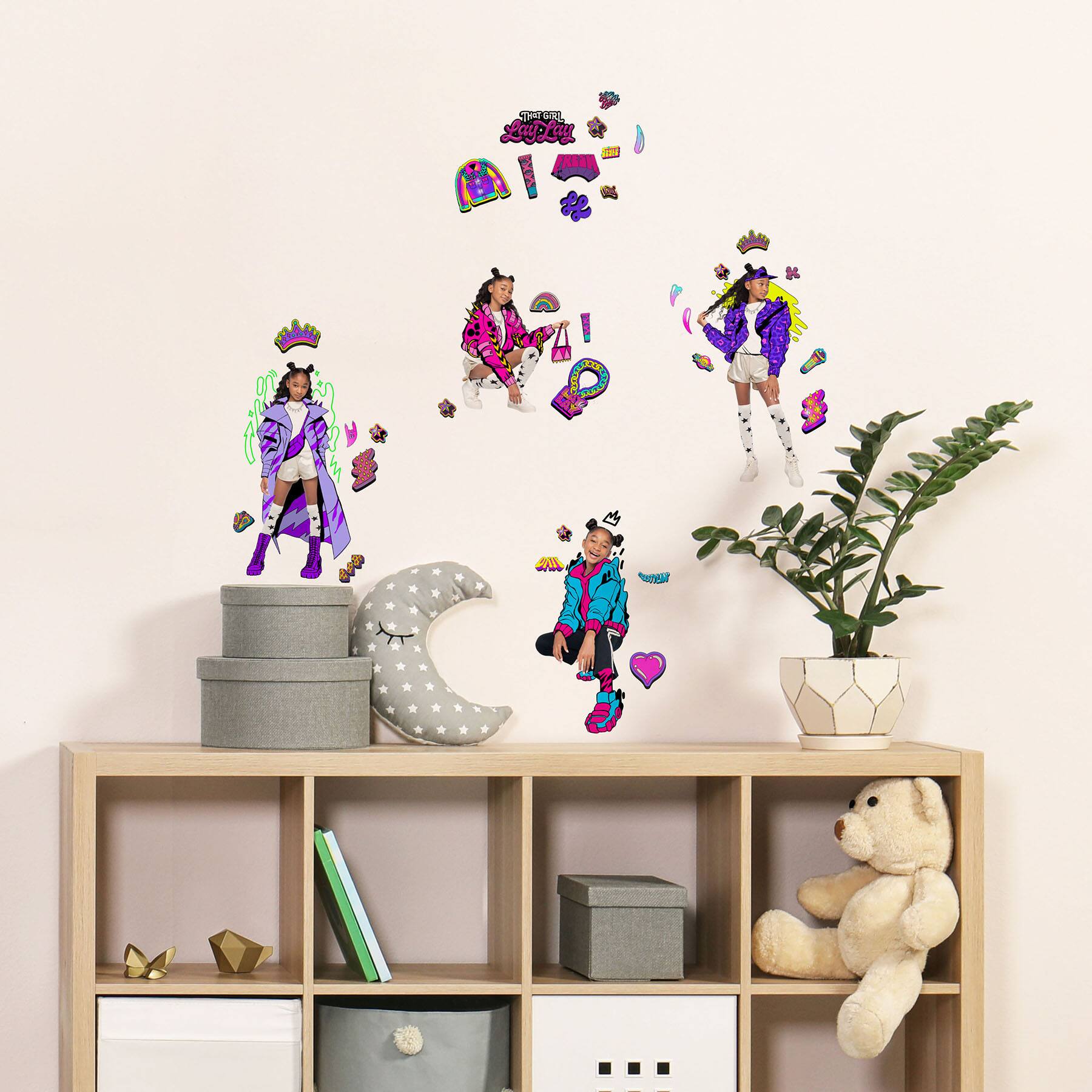 RoomMates That Girl Lay Lay Peel &#x26; Stick Wall Decals