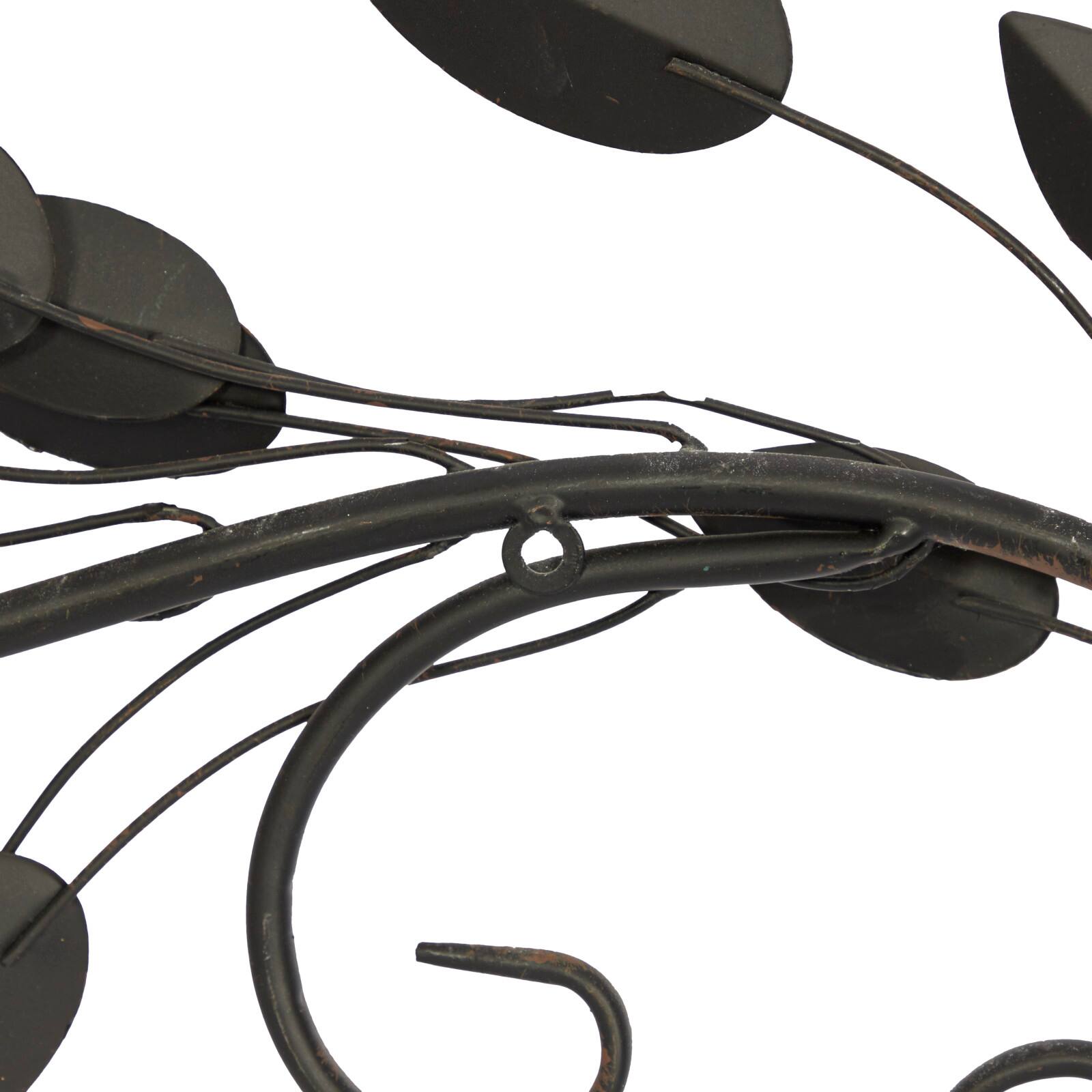 Blue Metal Traditional Tree Branch Wall Decoration