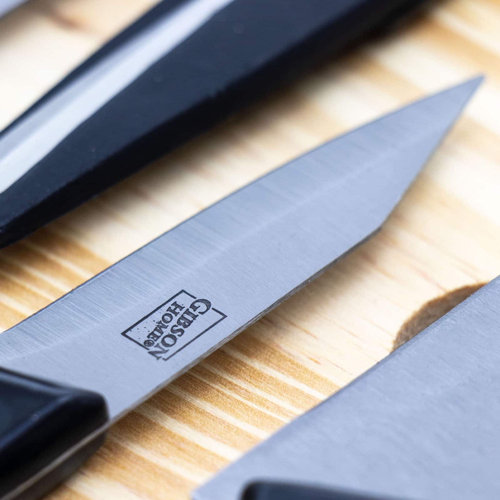 Gibson Home® Wildcraft 10-Piece Cutlery Set with Wooden Cutting Board