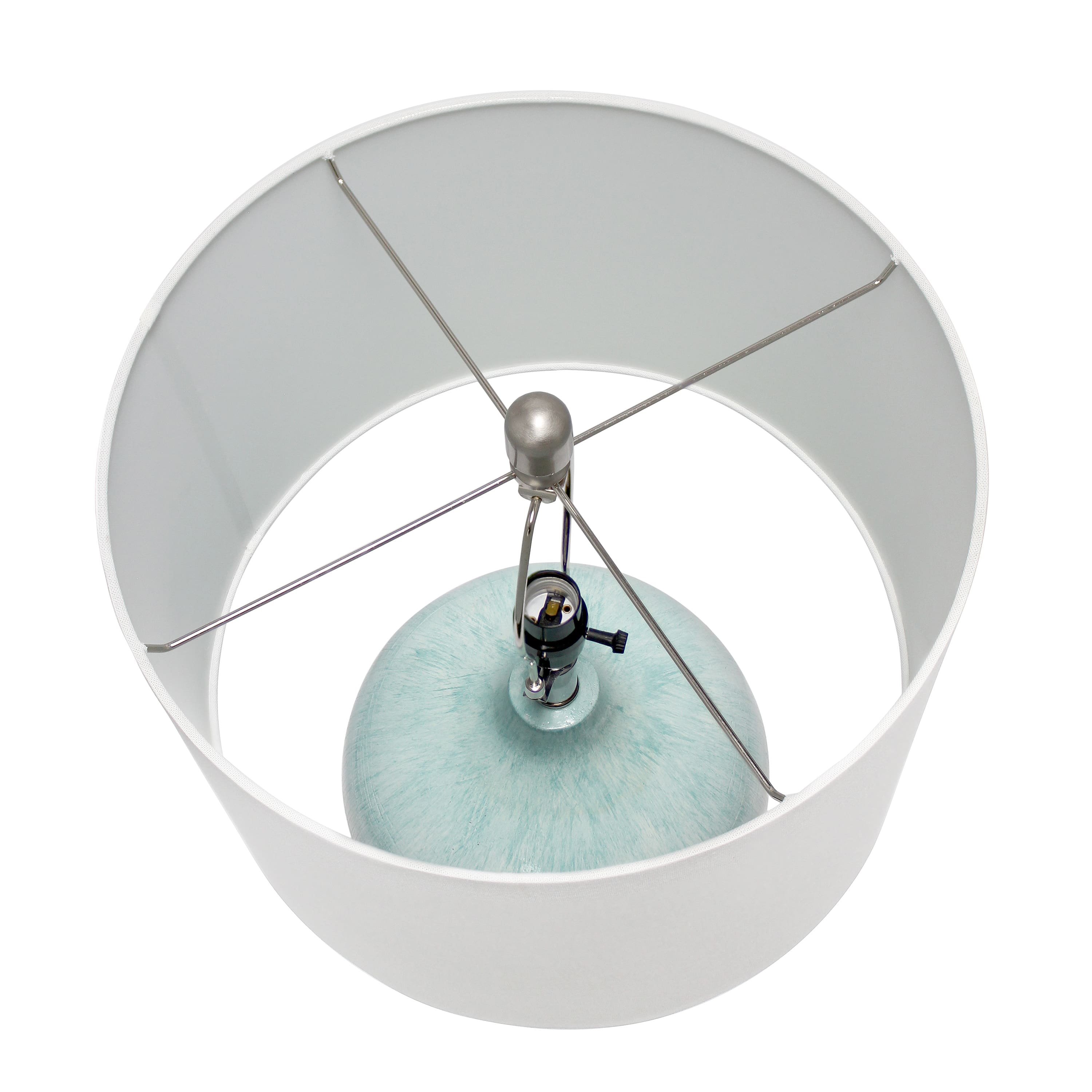 Lalia Home Bayside Horizon 24&#x22; Table Lamp with Fabric Shade