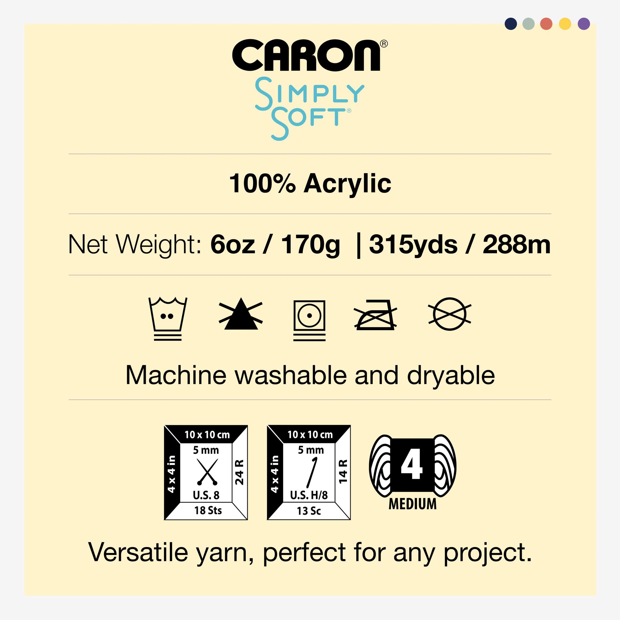 Multipack Caron® Simply Soft® Solid Yarn