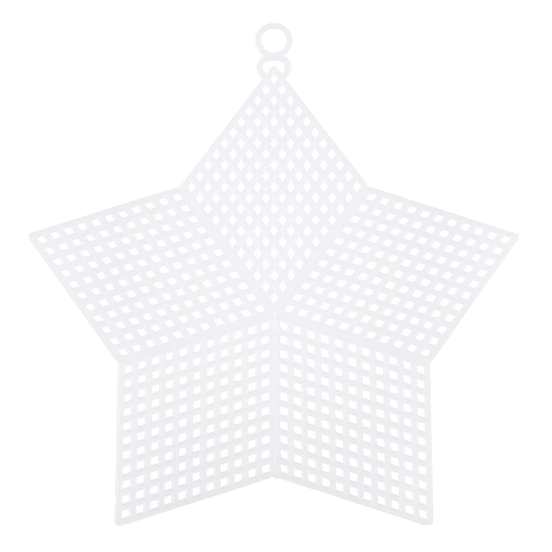 5.5&#x22; Clear Star Plastic Canvases by Loops &#x26; Threads&#xAE;