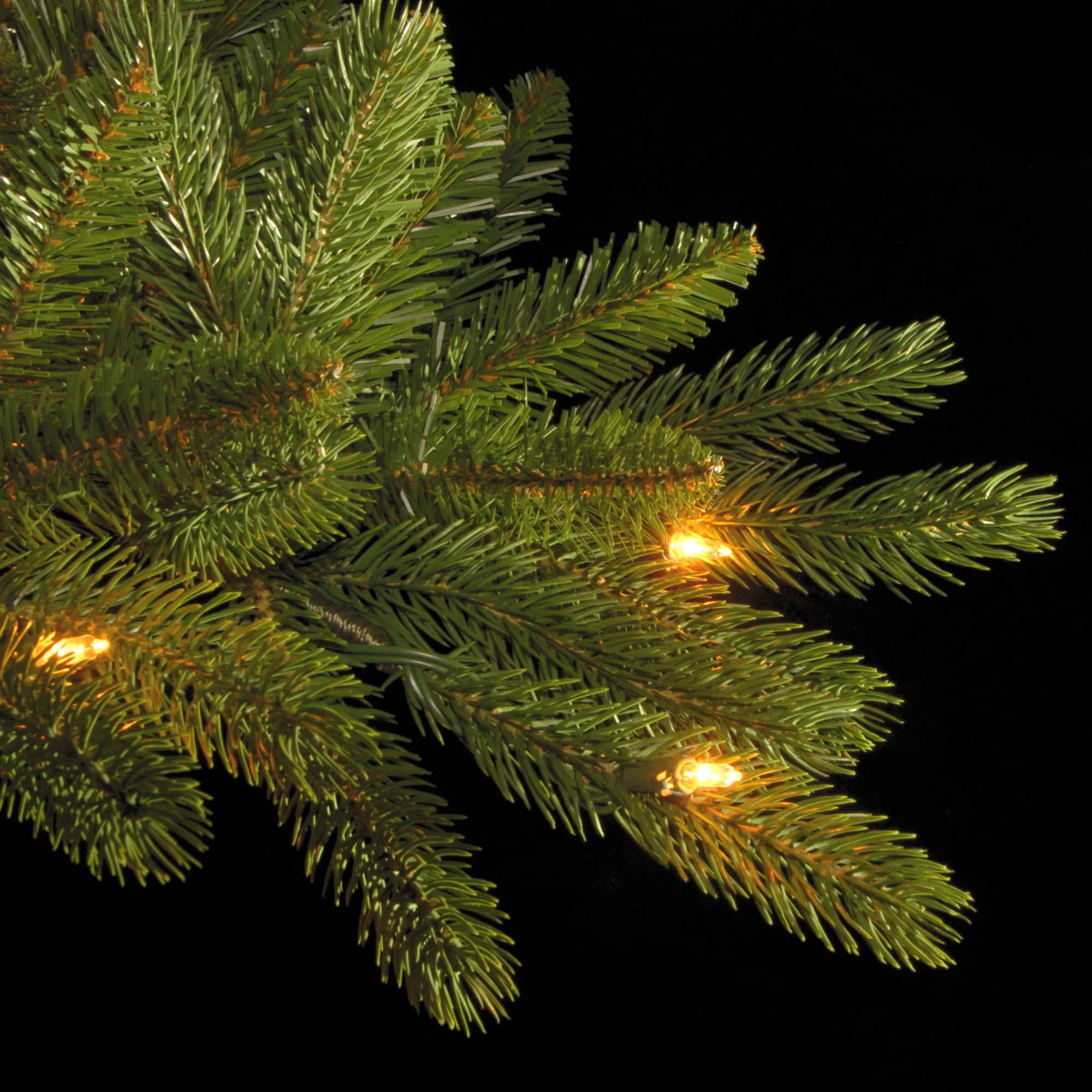 6.5ft. Pre-Lit Grand Fir Artificial Christmas Tree, Clear Lights