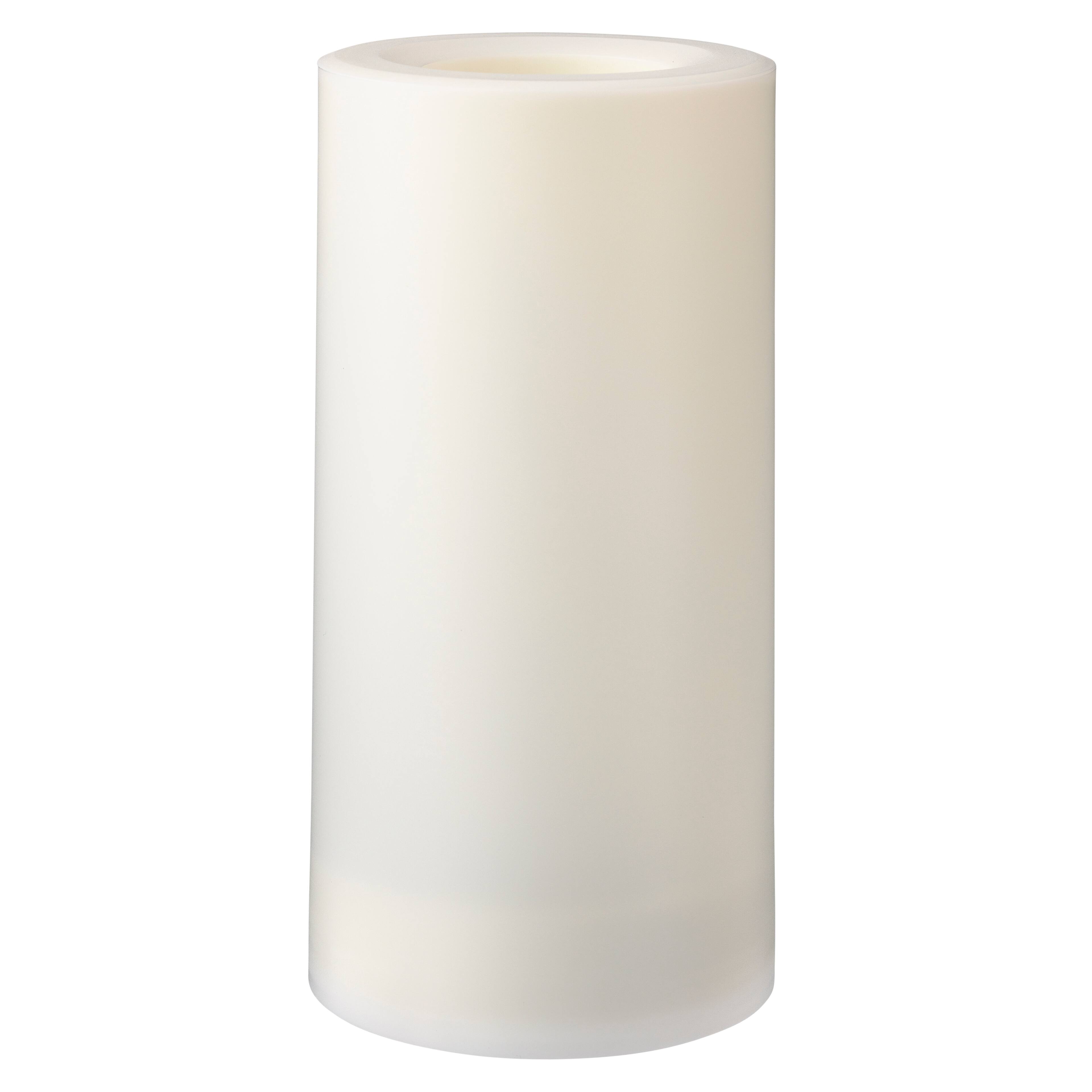 12 Pack: 3" x 6" White LED Outdoor Pillar Candle by Ashland®