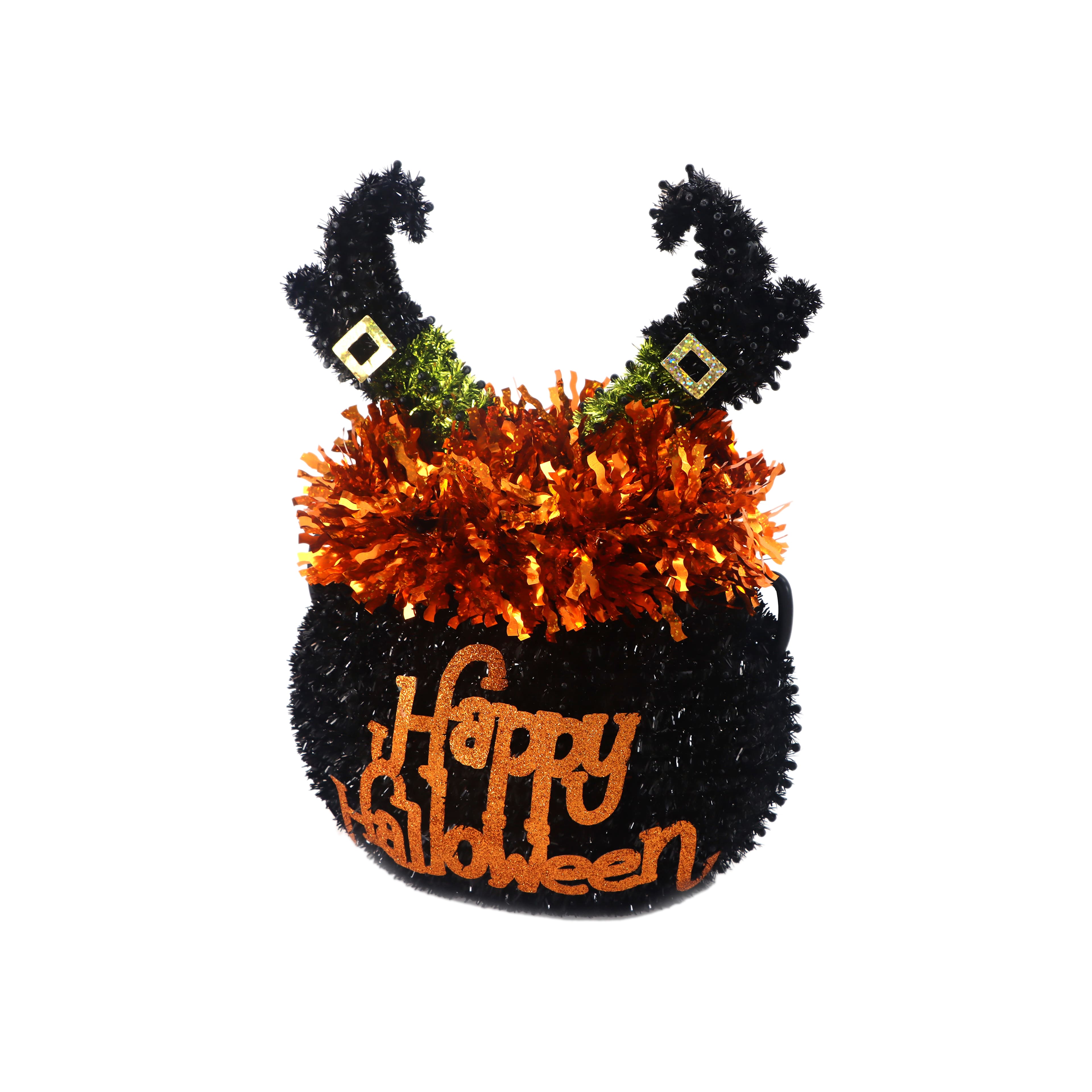 13.5&#x22; Witch Legs in Cauldron by Ashland&#xAE;