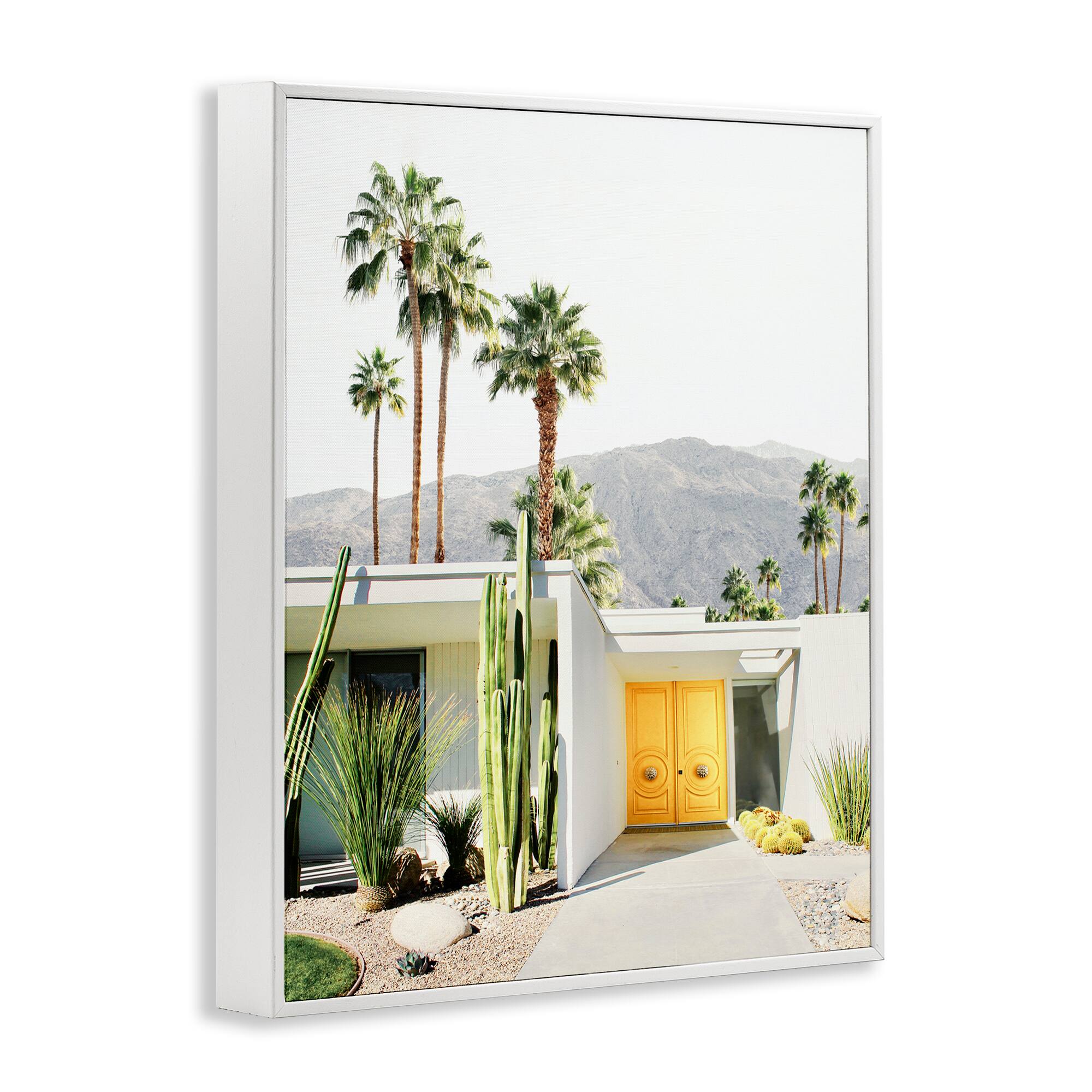 Stupell Industries Palm Springs House Photography Framed Giclee Art