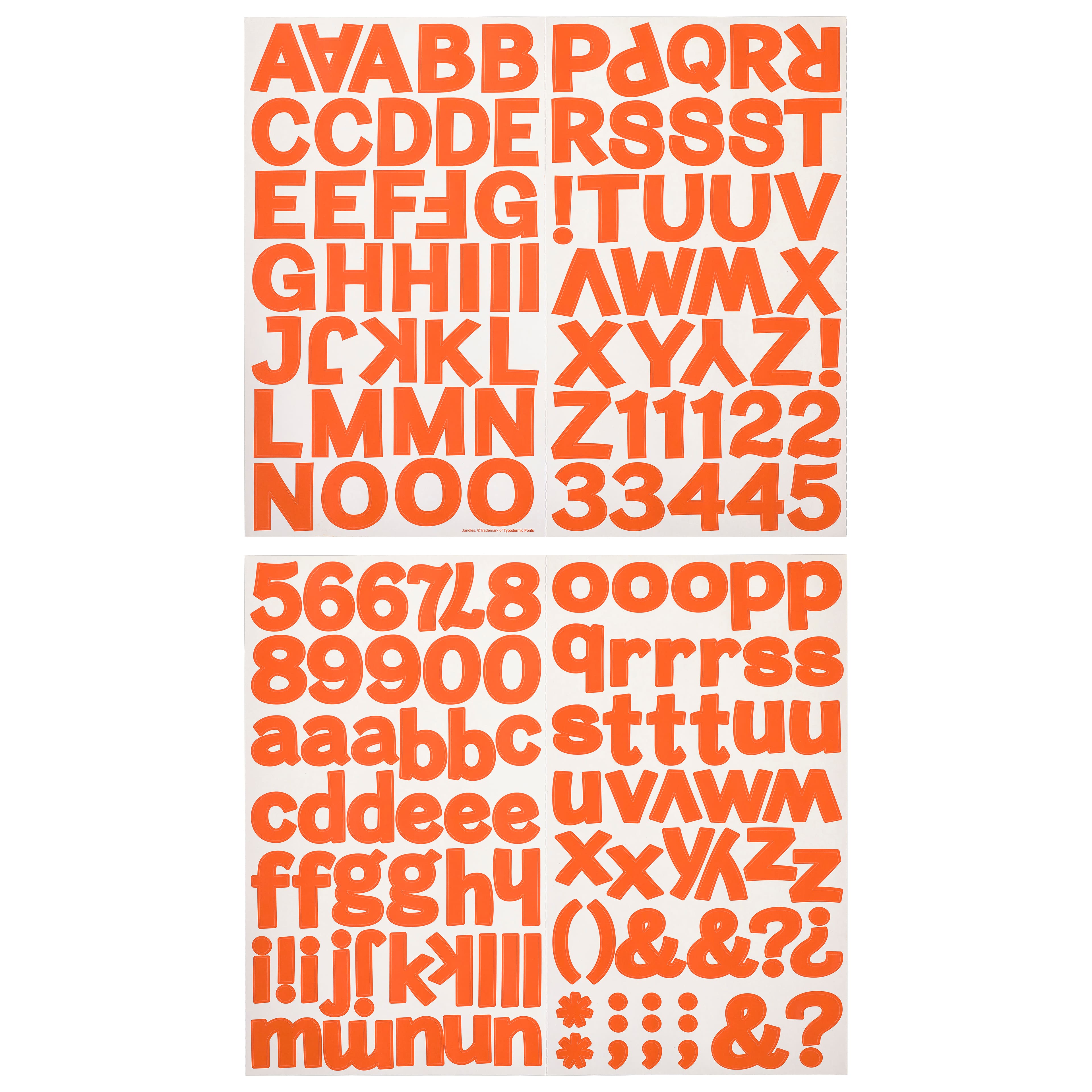 12 Packs: 160 ct. (1,920 total) Block Alphabet Stickers by Recollections™