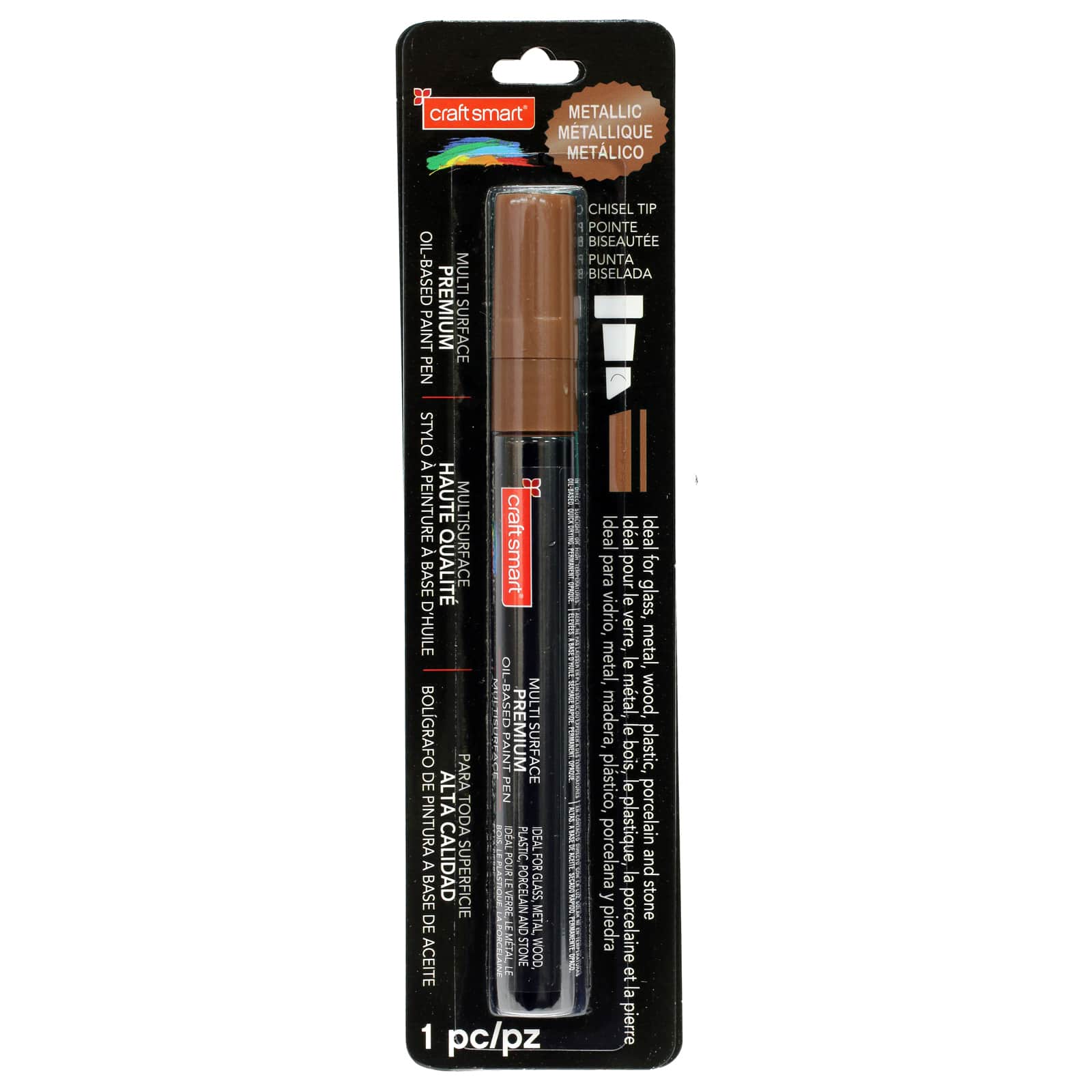 Copper Chisel Tip Multi-Surface Premium Oil-Based Paint Pen By Craft Smart®